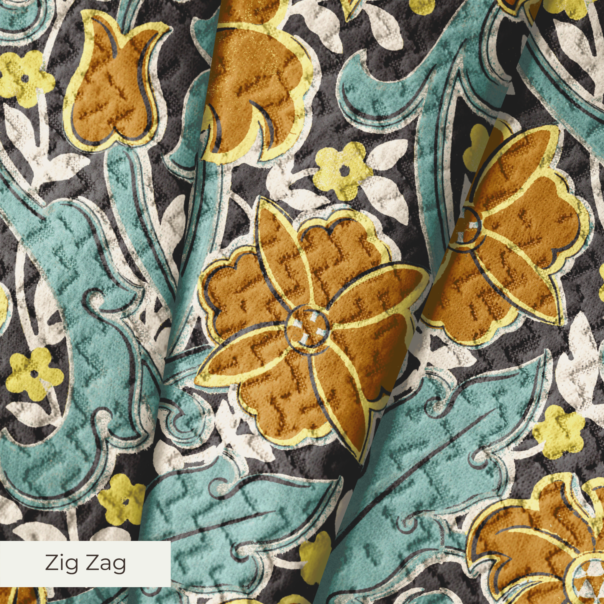 Mila - Barrow Blue Fabric
