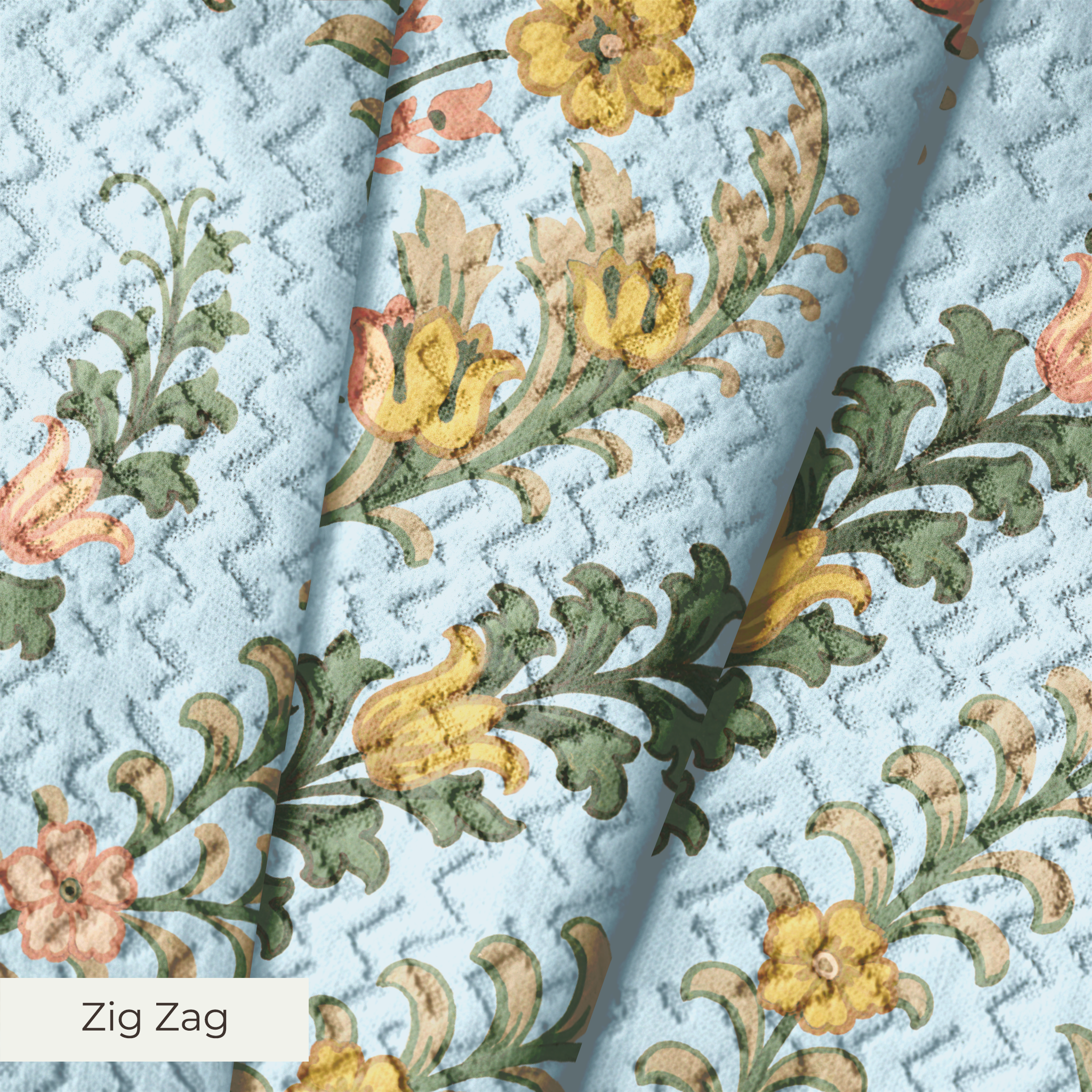 Genevieve - Kakelugn Fabric