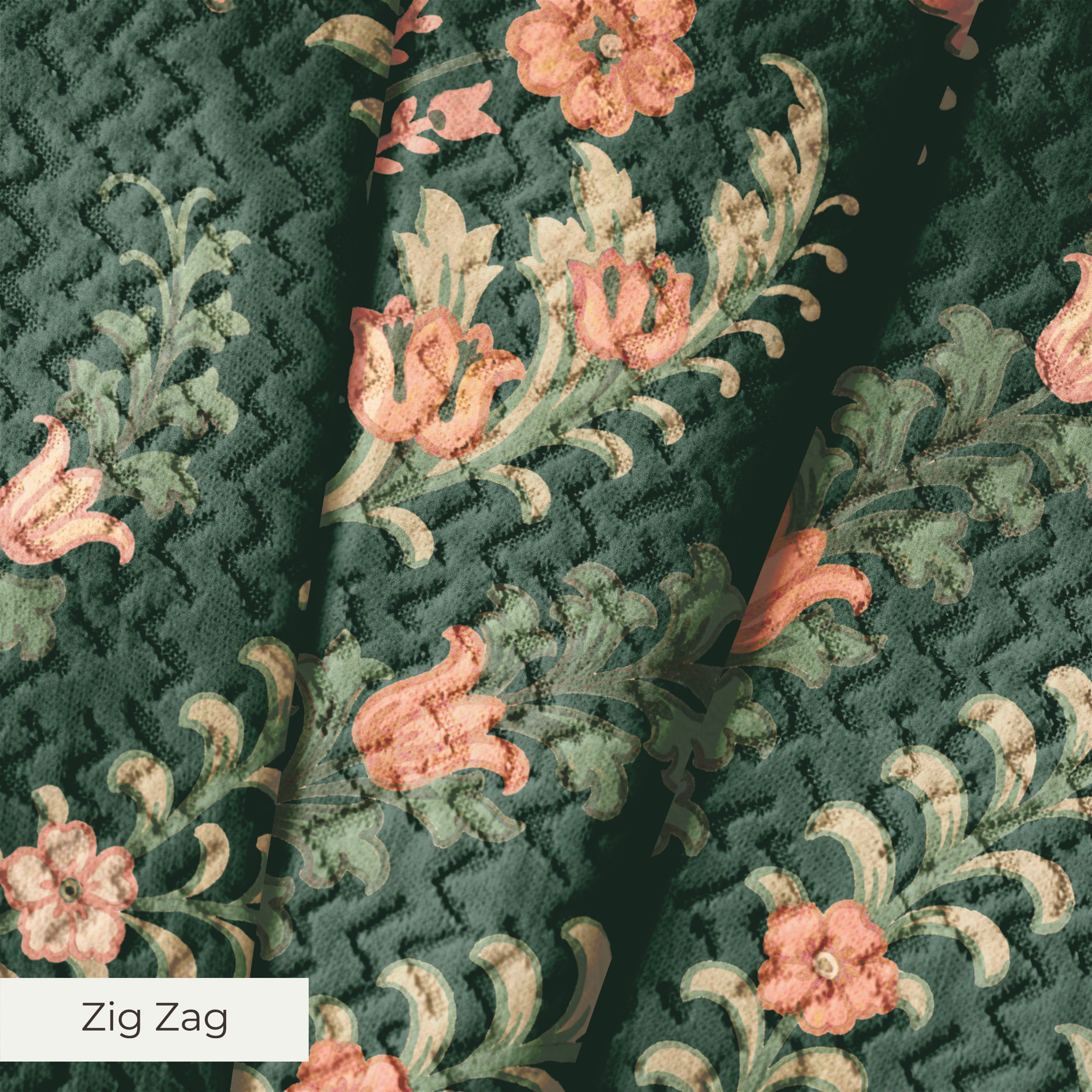 Genevieve - Duck Green Fabric