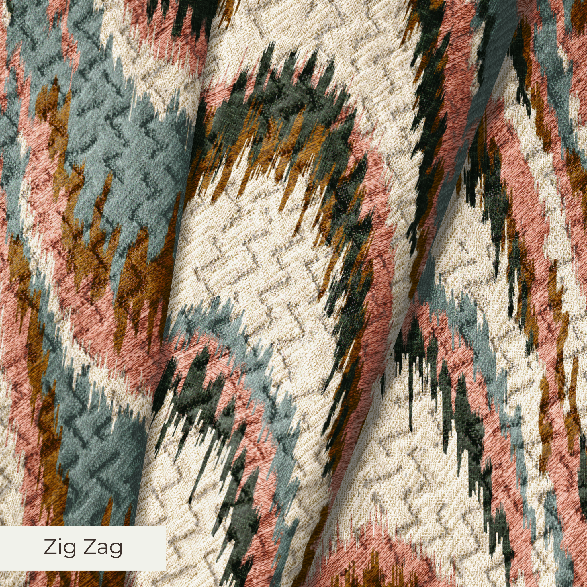 Illara - Brick Fabric
