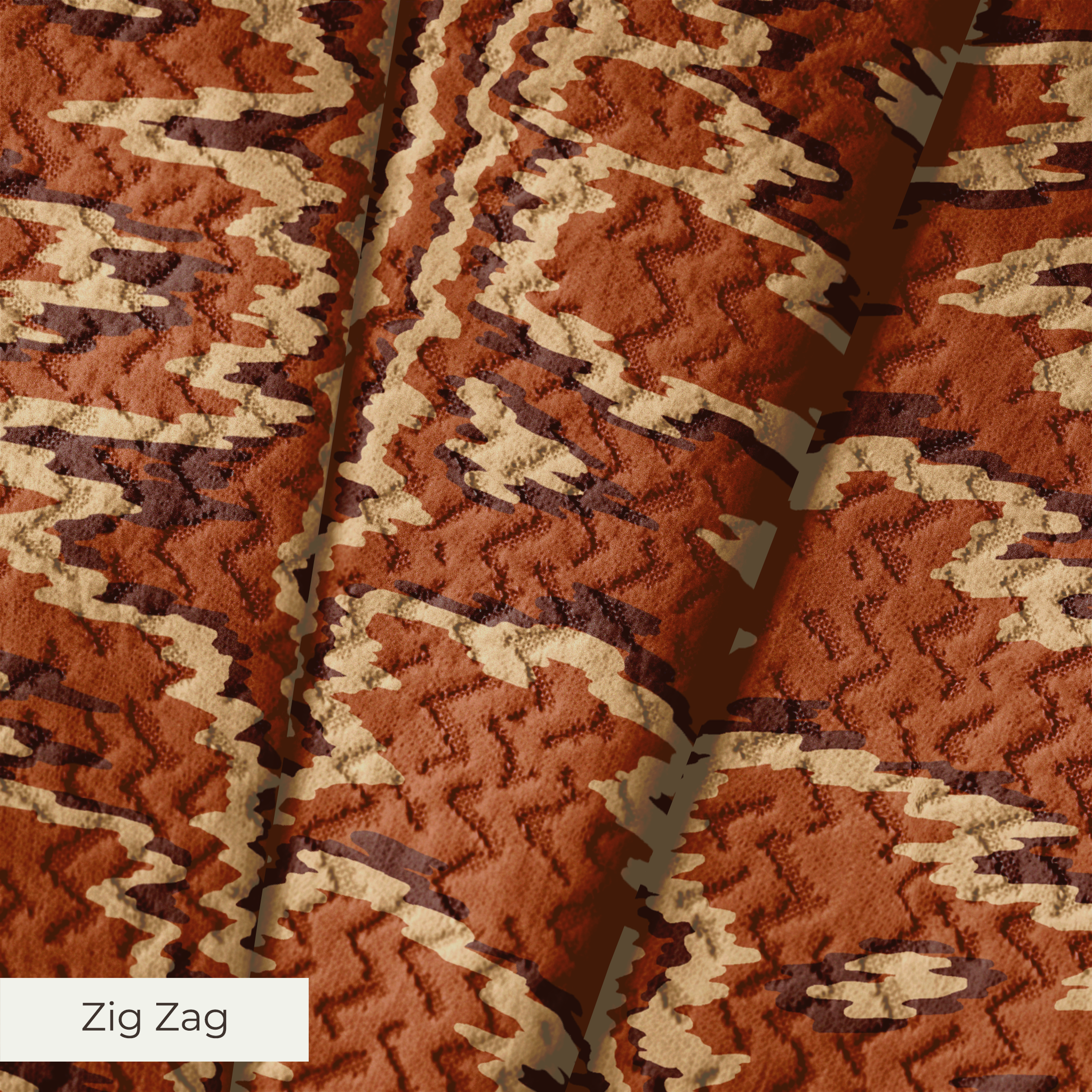 Harper - Burnt Orange Fabric