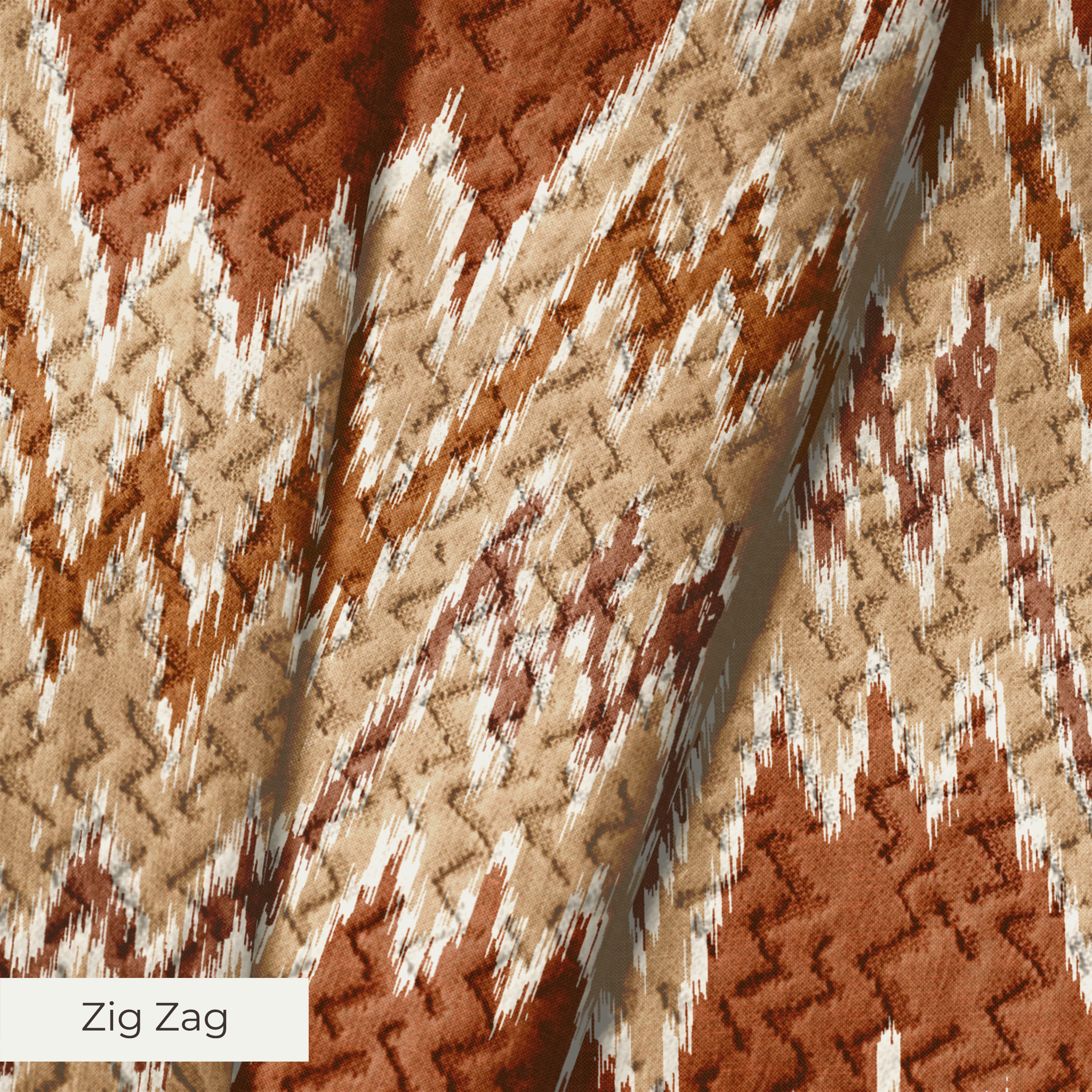 Hudson - Burnt Orange Fabric