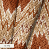 Hudson - Burnt Orange Fabric