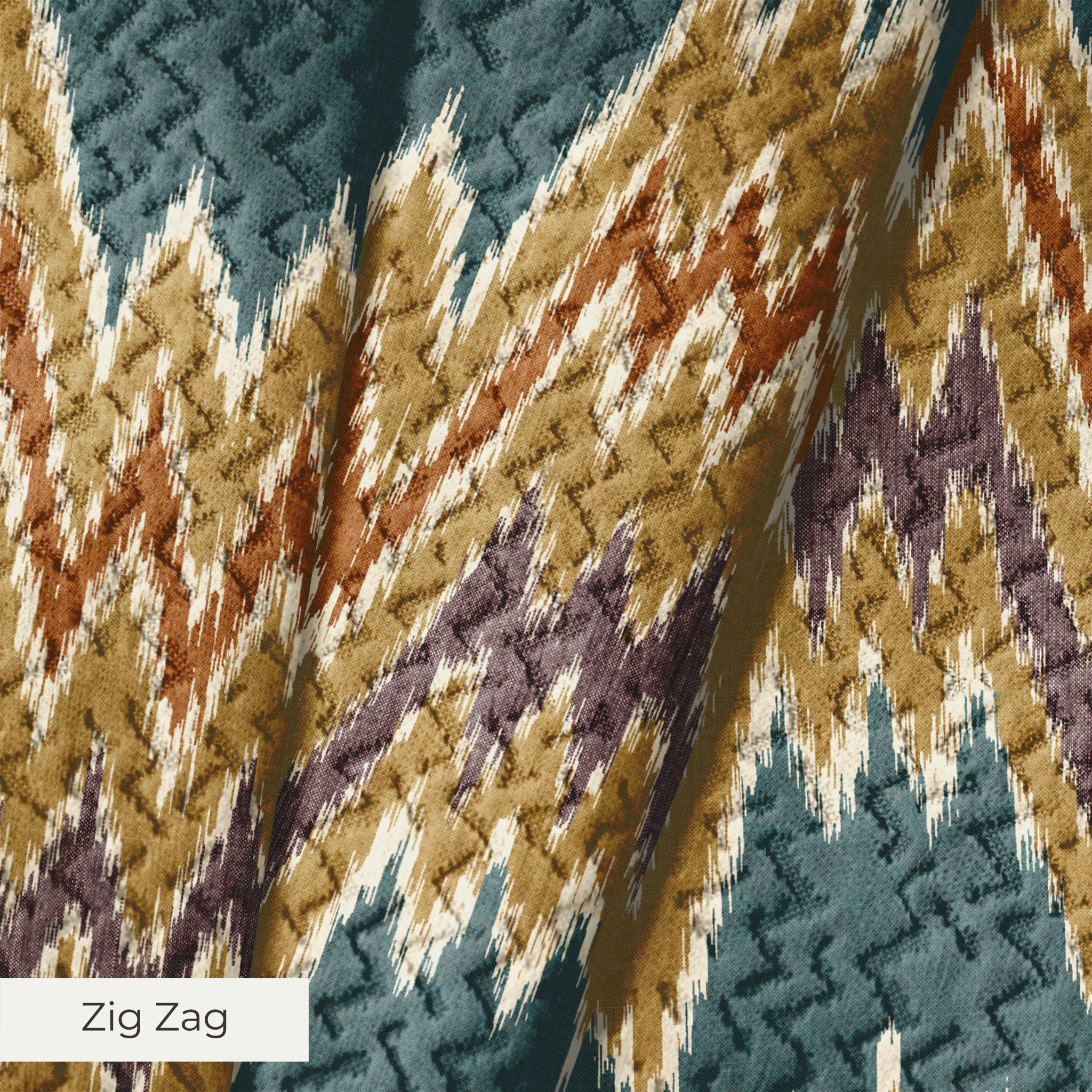 Flame Stitch - Seaward Fabric