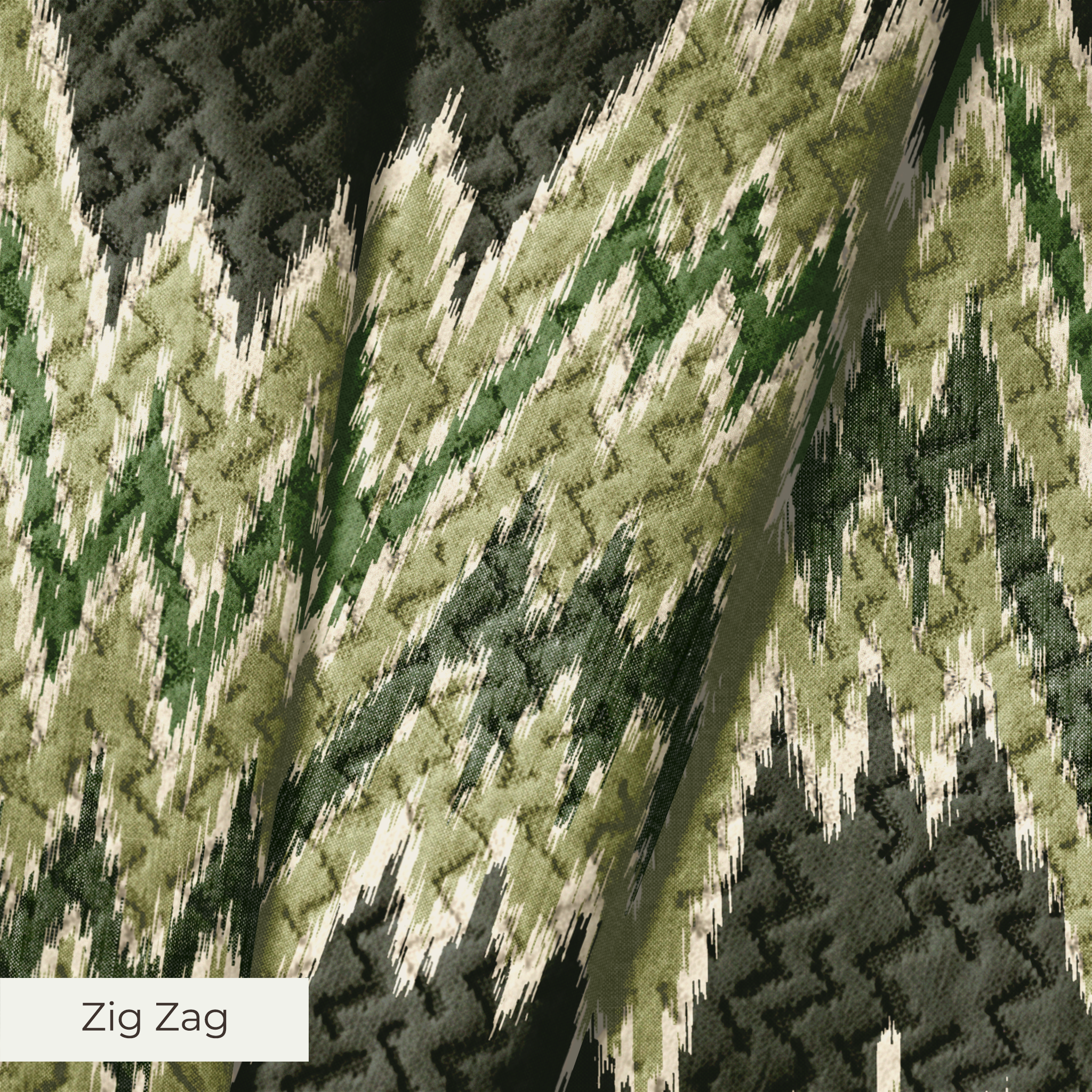 Flame Stitch - Cotrona Fabric