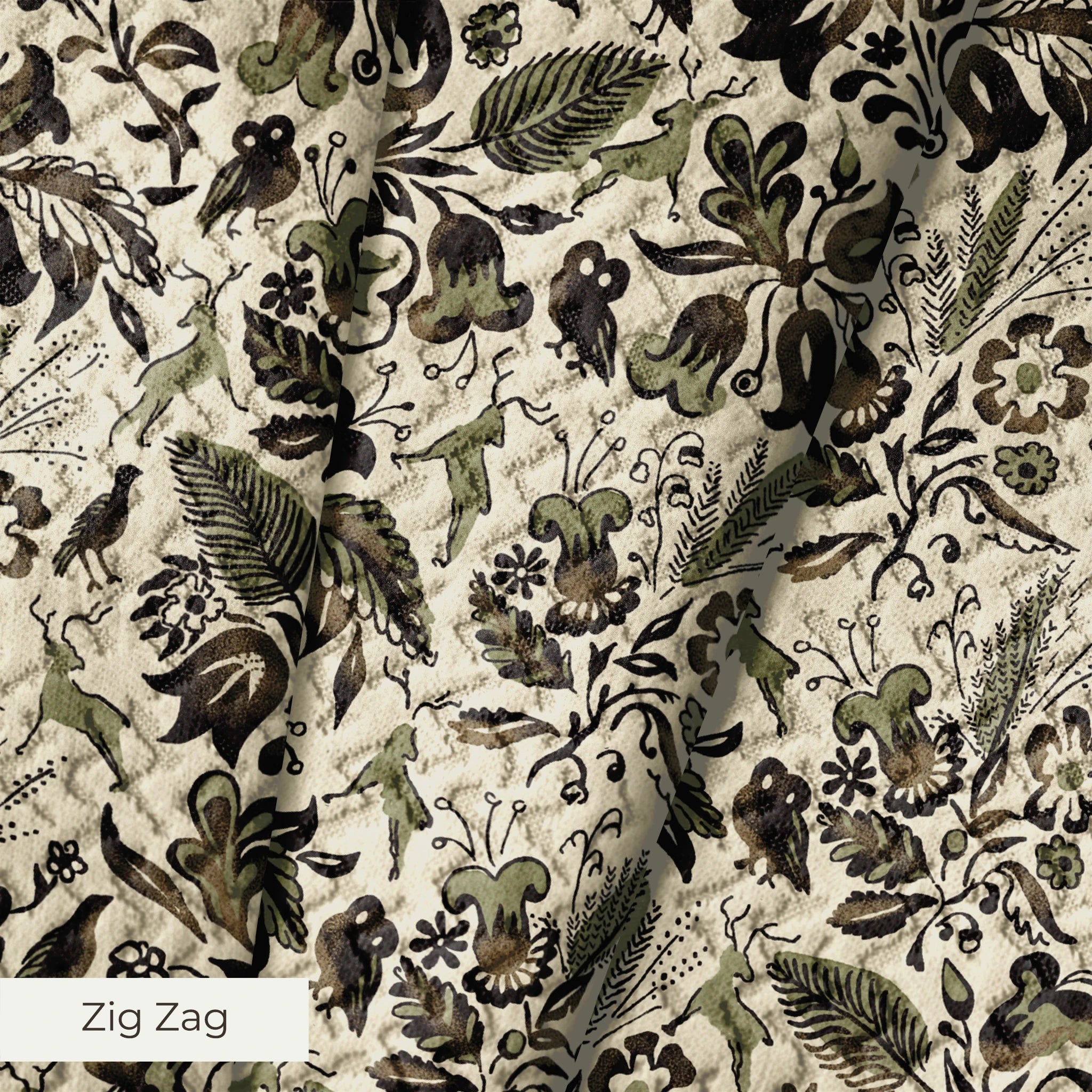 Helena - Green Fabric