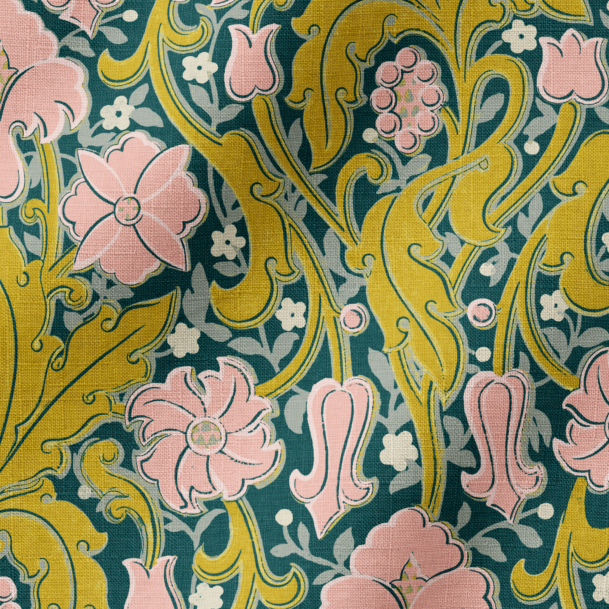  fabric ripple mockup