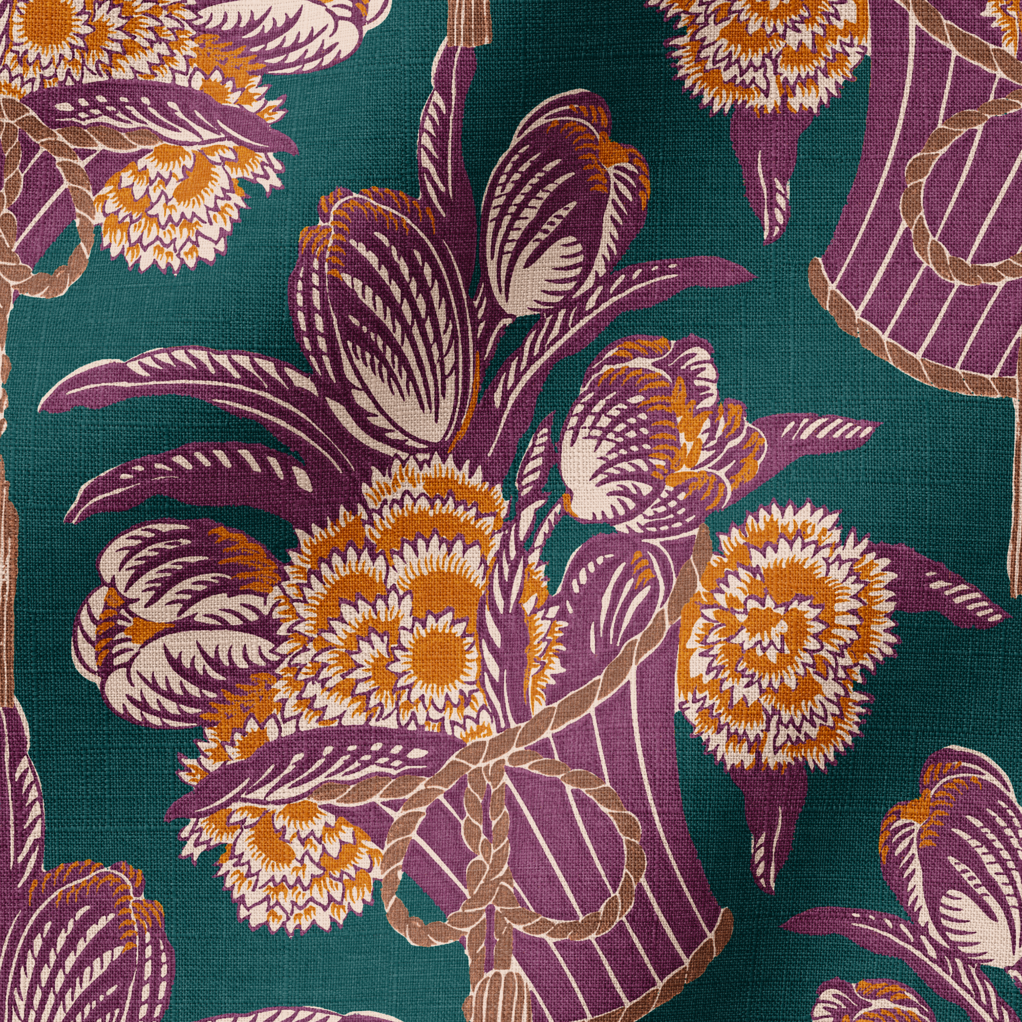 fabric ripple mockup