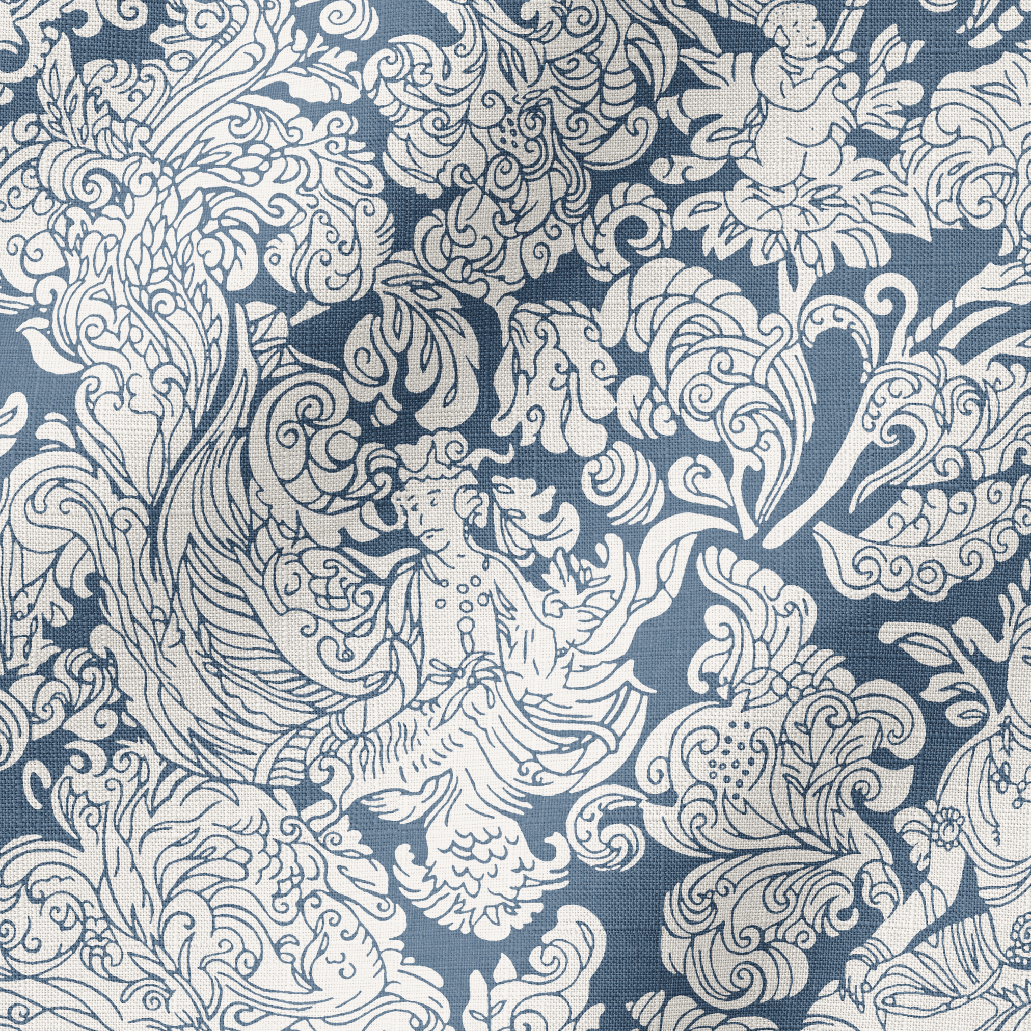 fabric ripple mockup