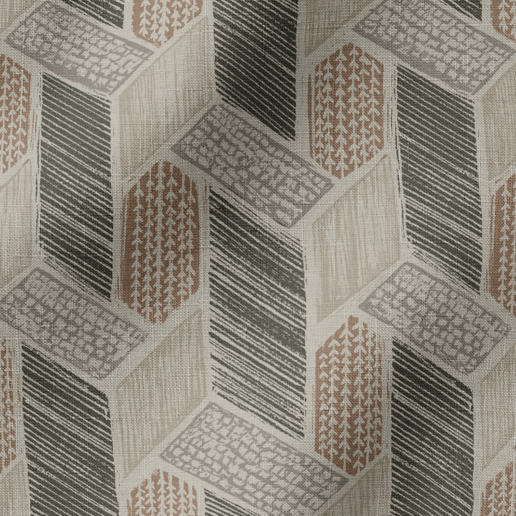  slightly rippled fabric #material_Newport