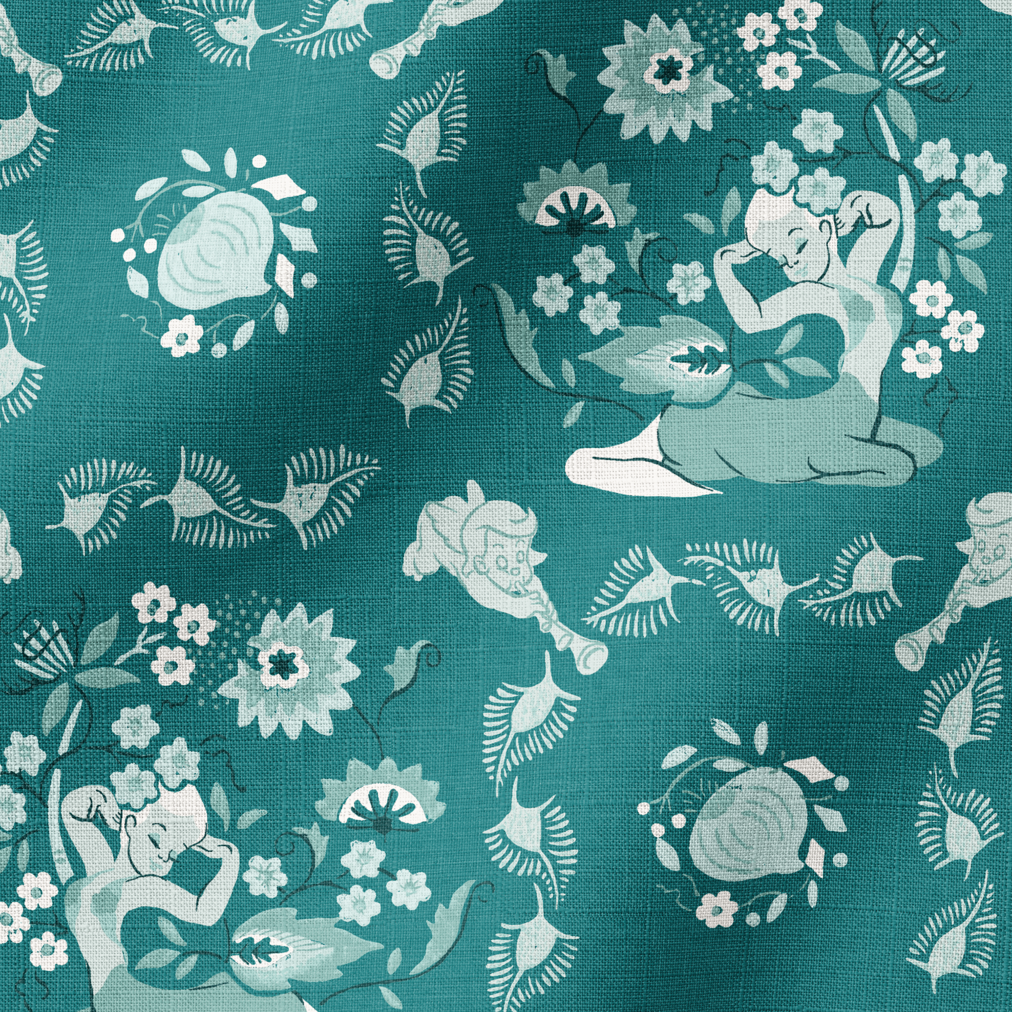  fabric ripple mockup
