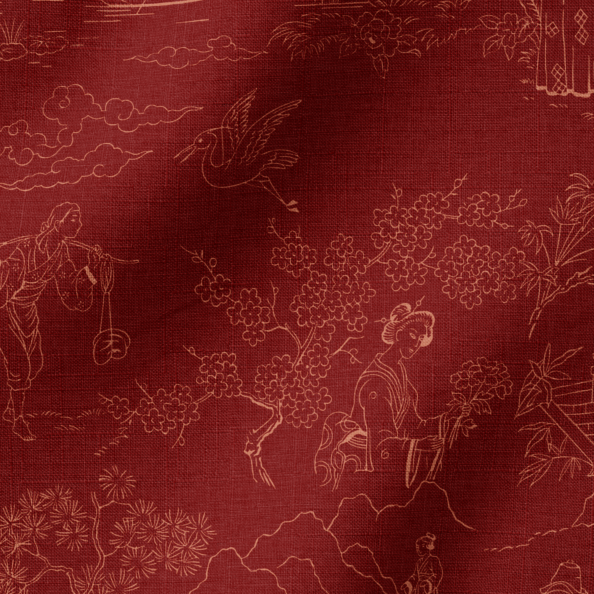  slightly rippled fabric #material_Newport
