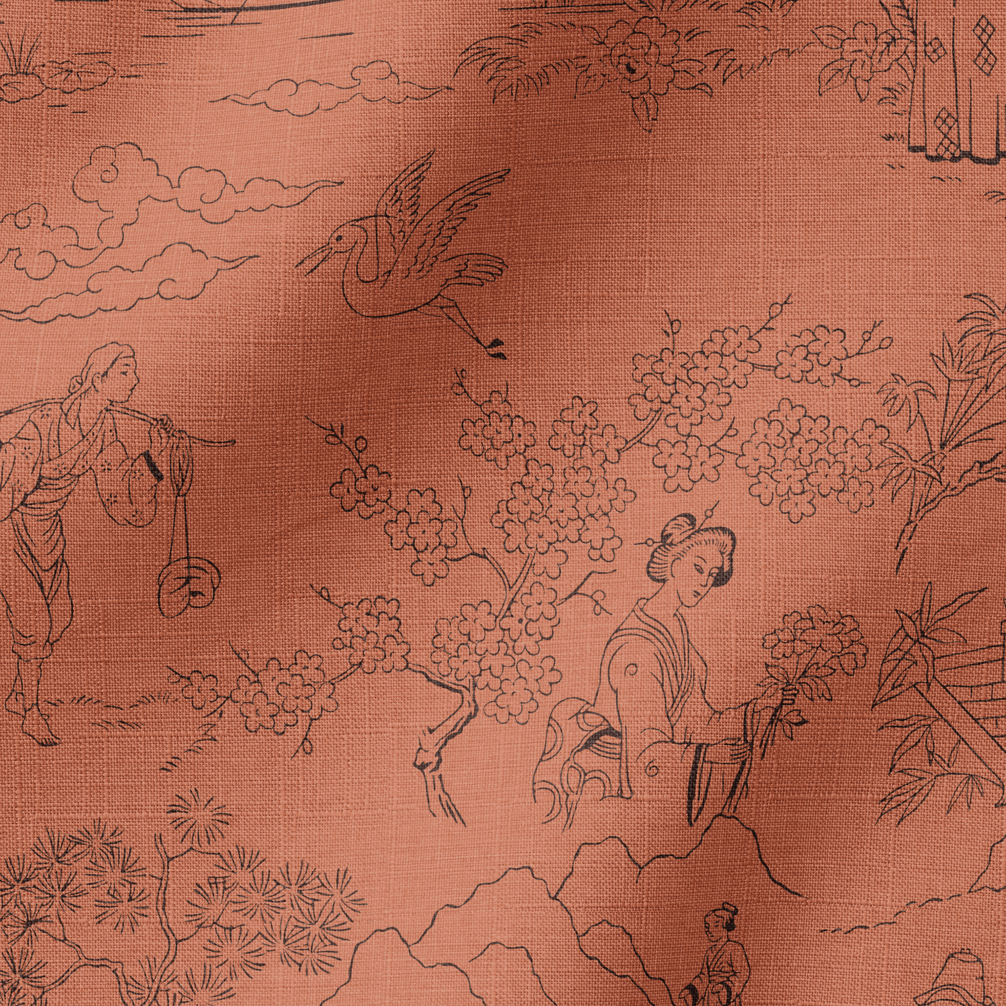  slightly rippled fabric #material_Newport