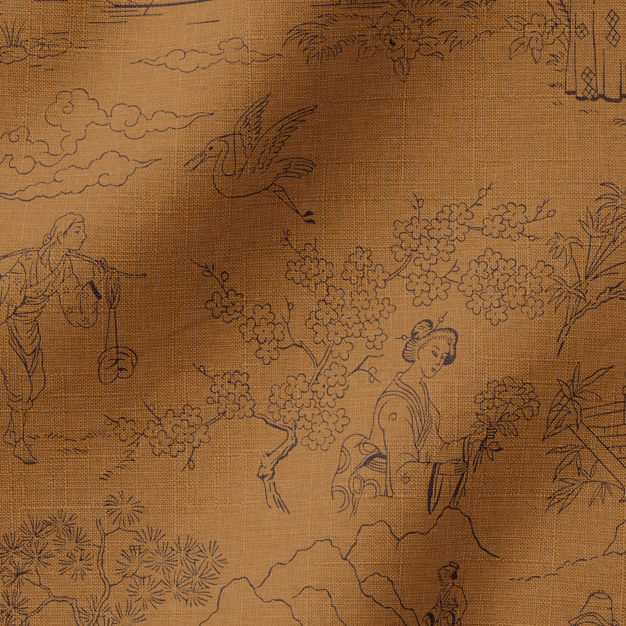  slightly rippled fabric #material_Newport
