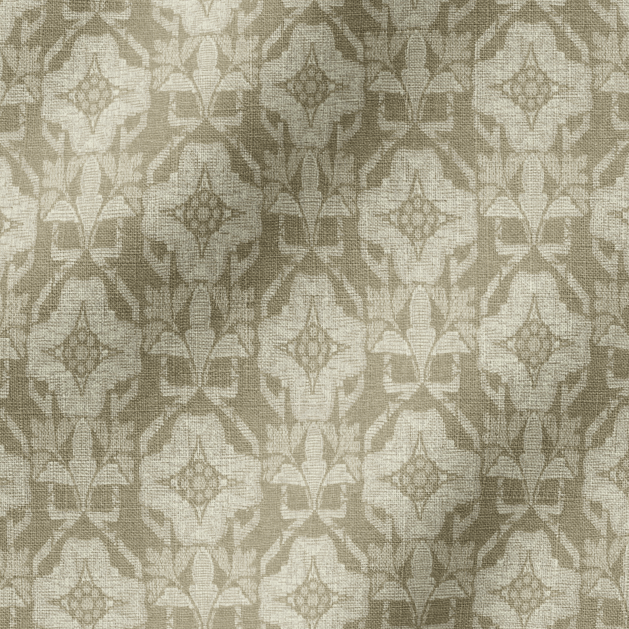 slightly rippled fabric