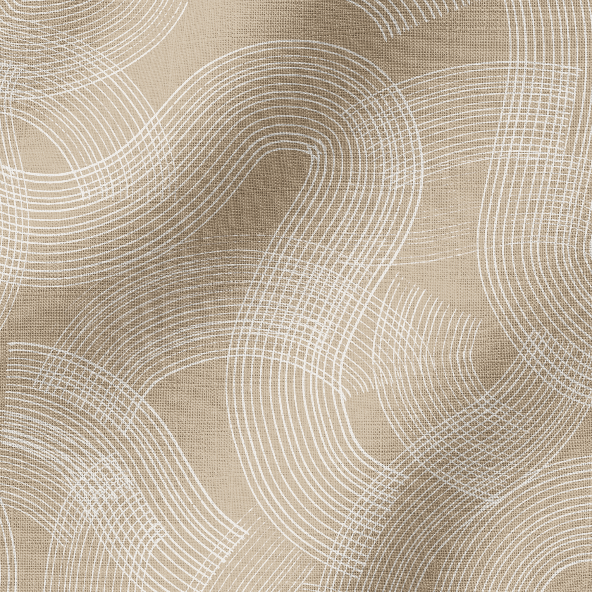 slightly rippled fabric