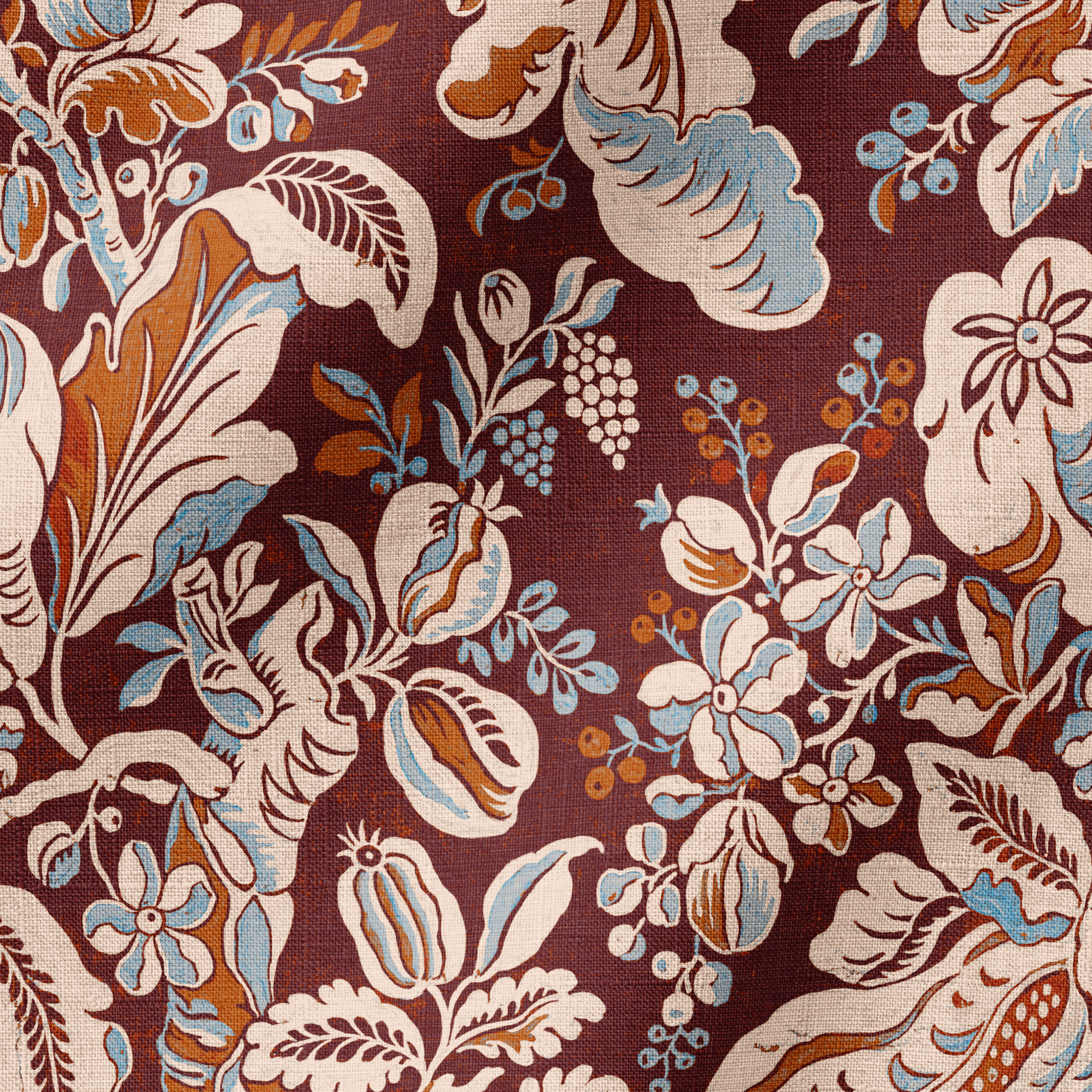 slightly rippled fabric