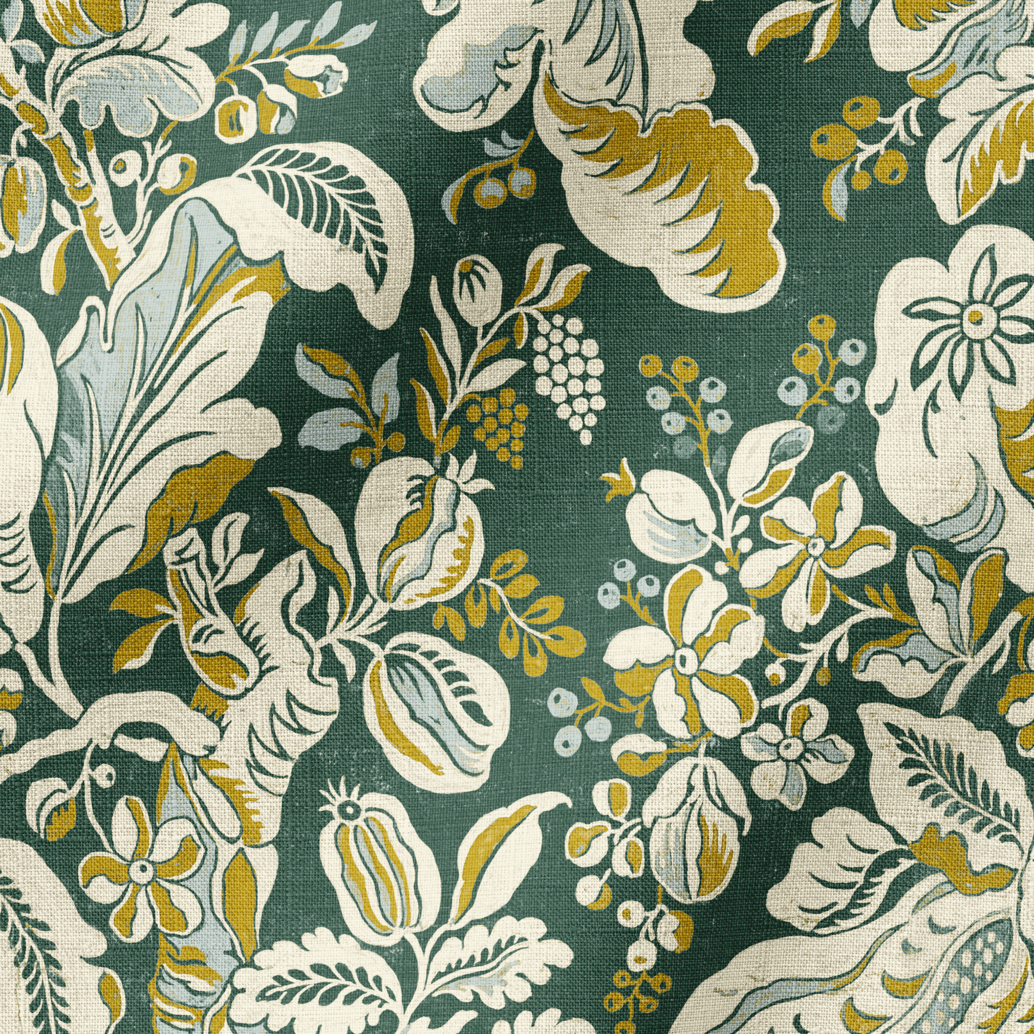 slightly rippled fabric