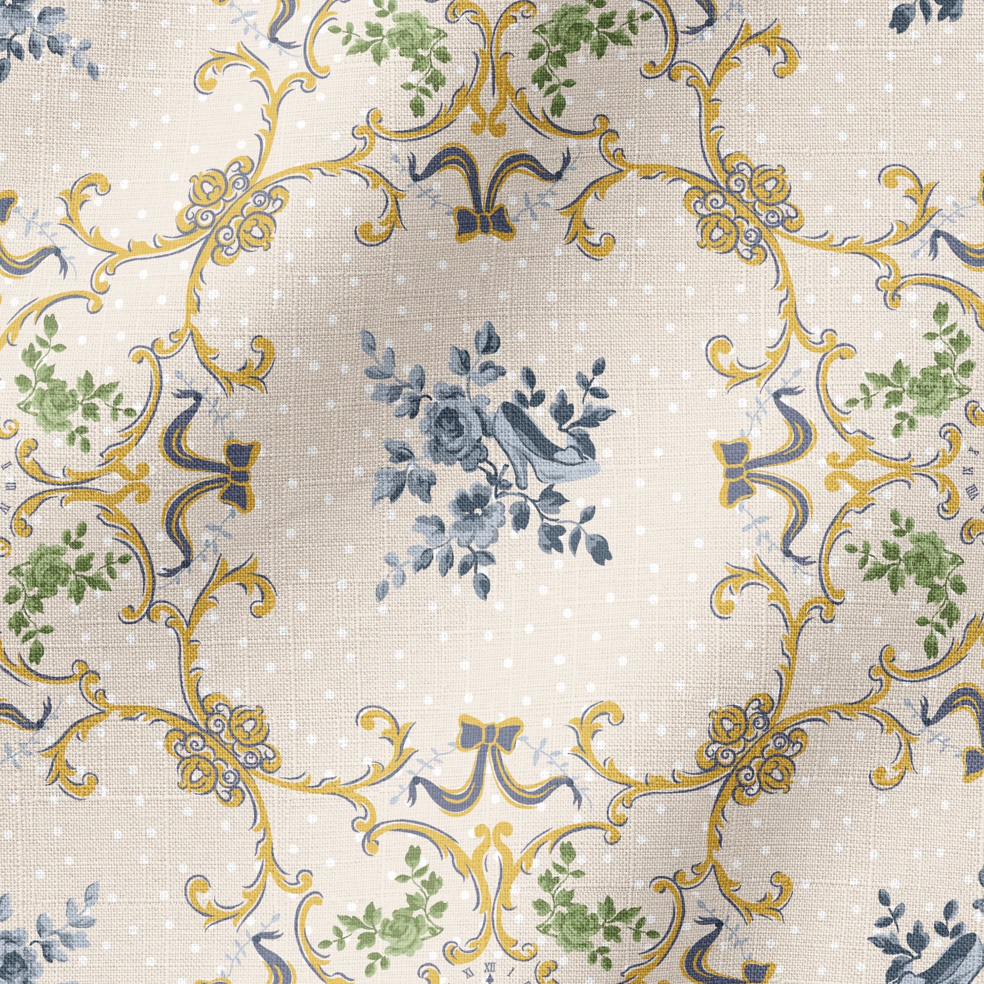 Disney | Baxter Mill - Princess - Cinderella - Midnight - Glass Fabric