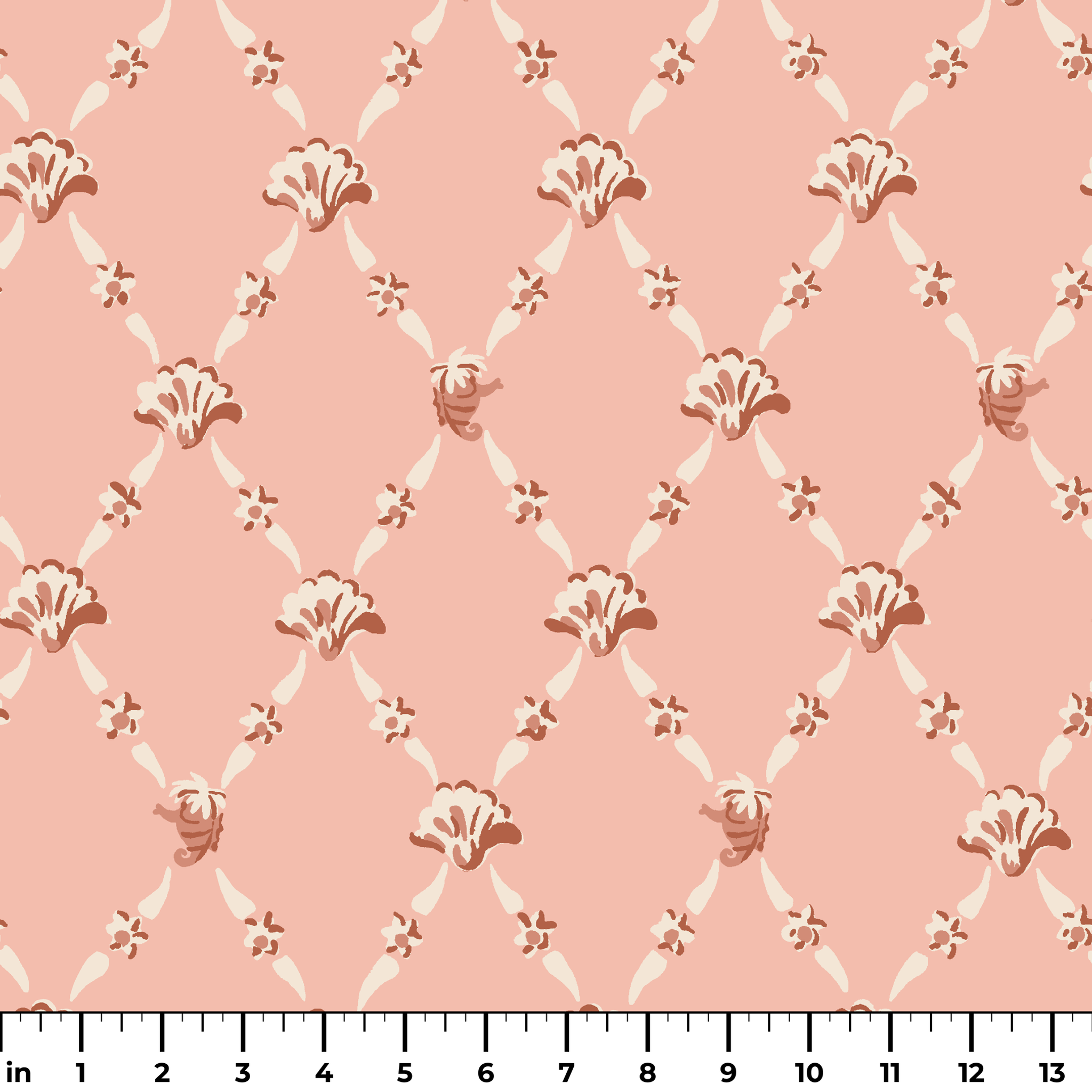 Disney | Baxter Mill - Princess - Ariel - Atlantica - Coral Fabric