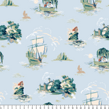 Disney | Baxter Mill - Princess - Ariel - Kiss the Girl - Sky Fabric