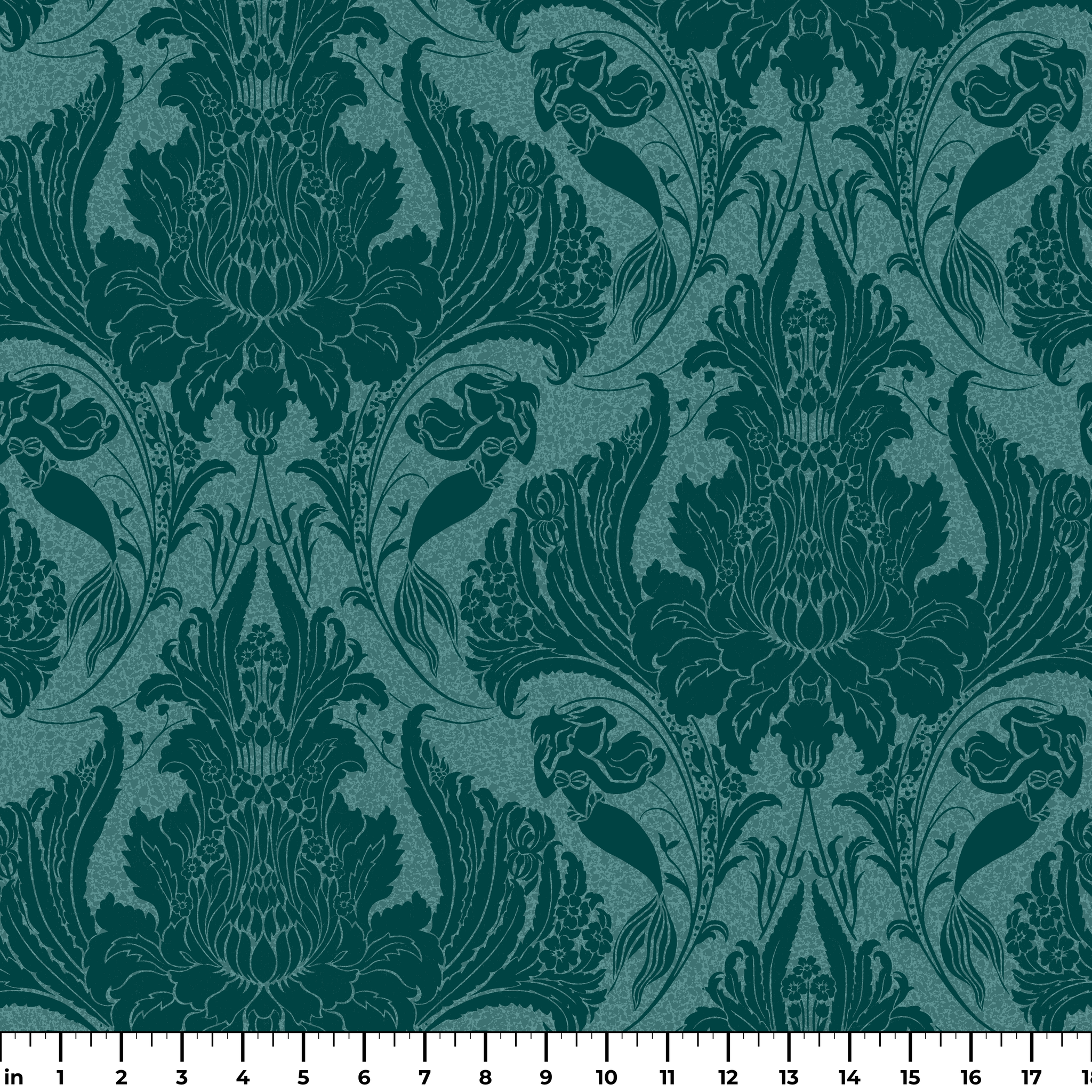 Disney | Baxter Mill - Princess - Ariel - Thingamabob - Evening Ocean Fabric