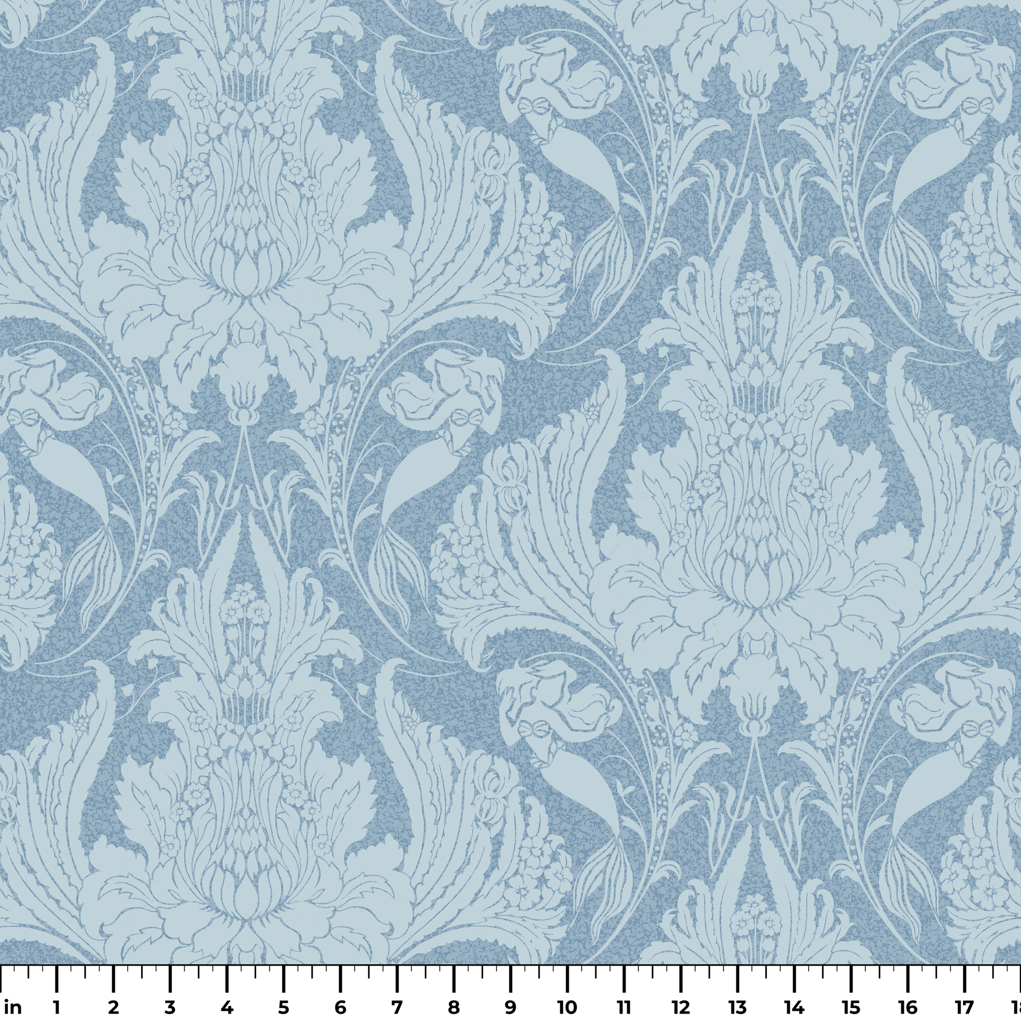 Disney | Baxter Mill - Princess - Ariel - Thingamabob - Powder Fabric