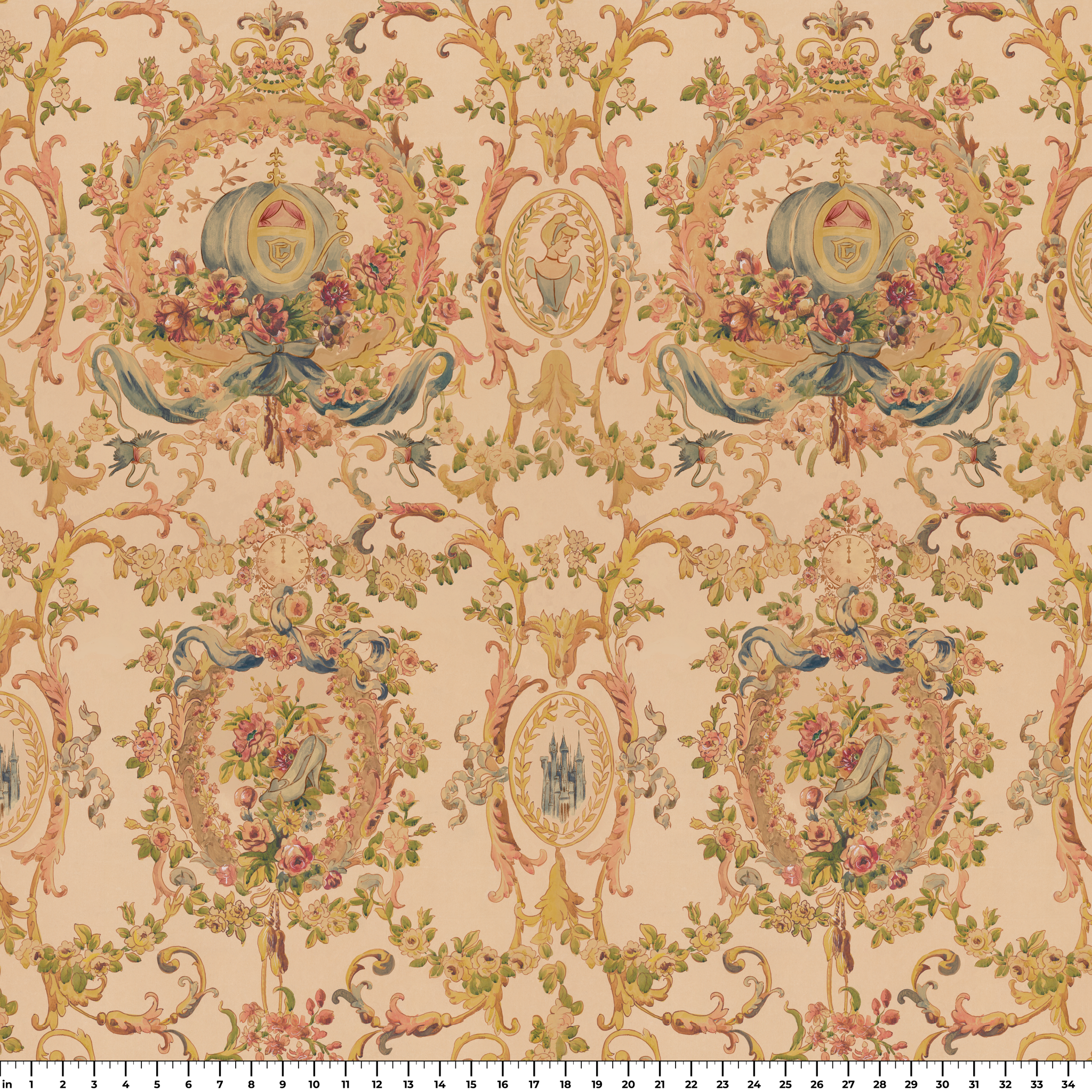 Disney | Baxter Mill - Princess - Cinderella - Storybook Fabric