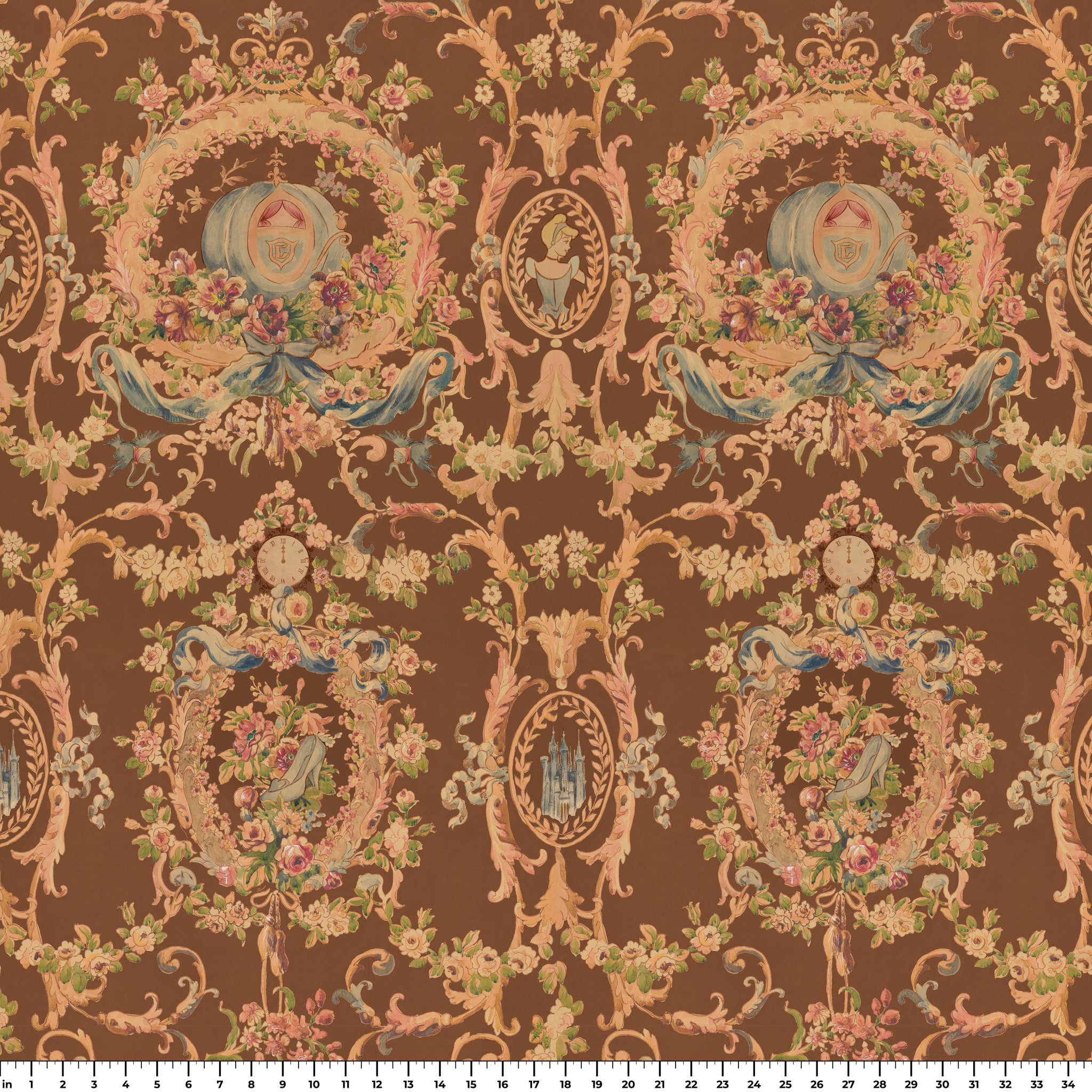 Disney | Baxter Mill - Princess - Cinderella - Mouse Fabric