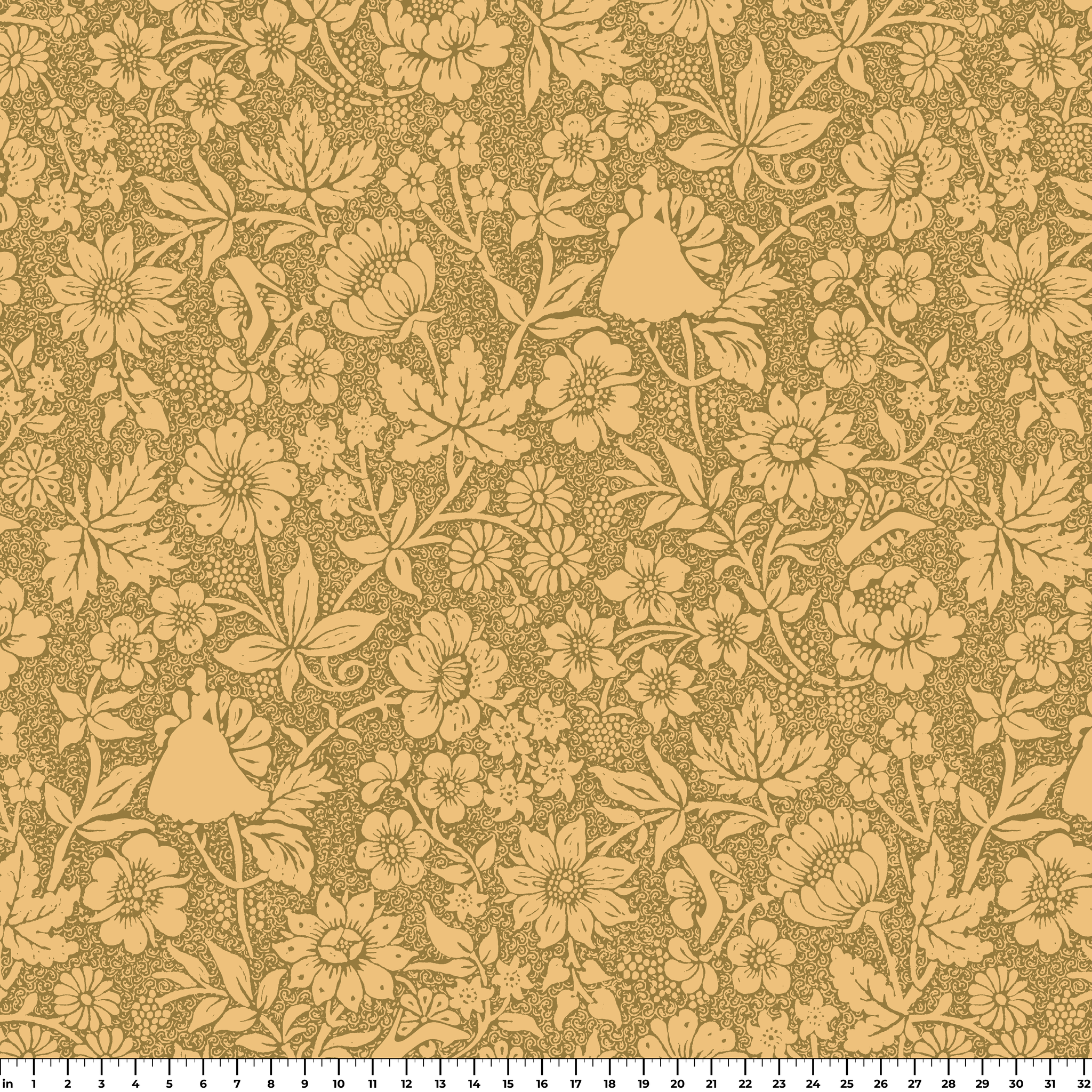 Disney | Baxter Mill - Princess - Cinderella - Dream - Leaf Fabric