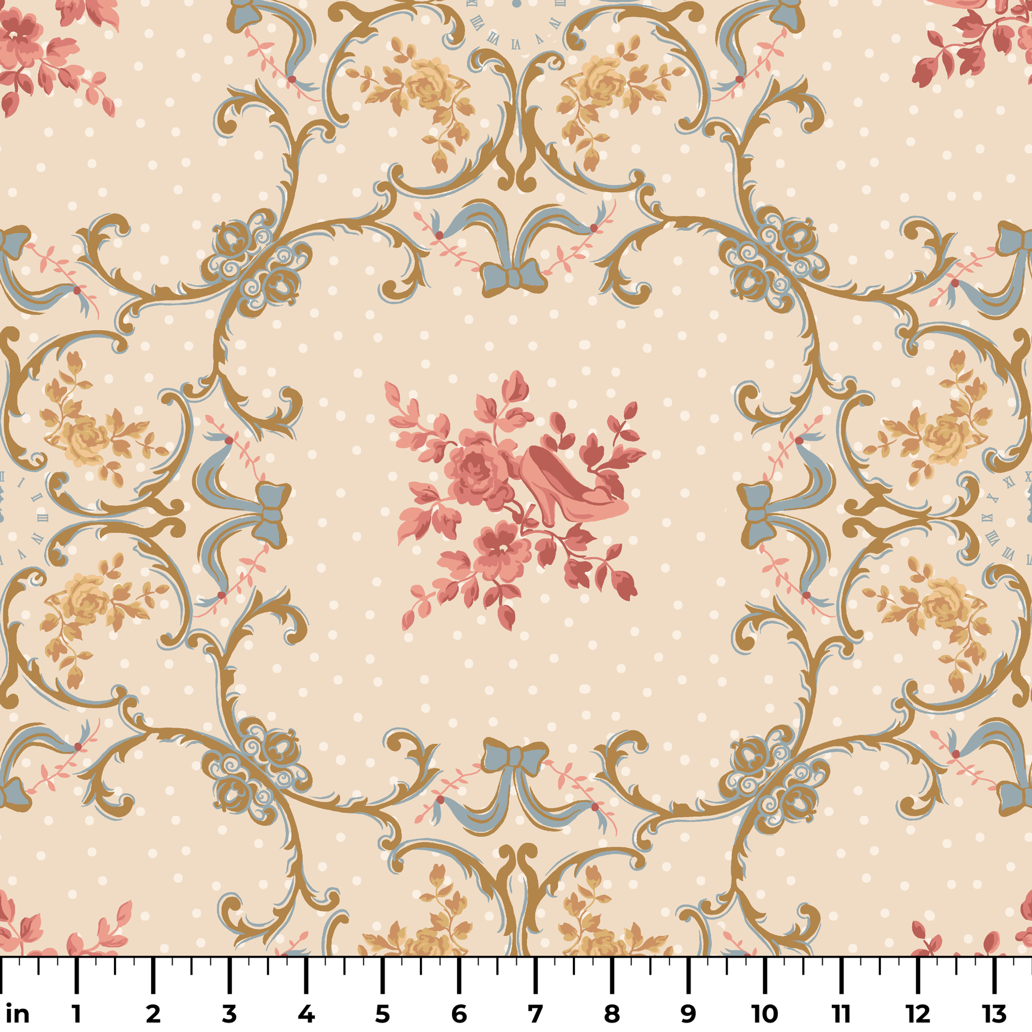 Disney | Baxter Mill - Princess - Cinderella - Midnight - Storybook Fabric