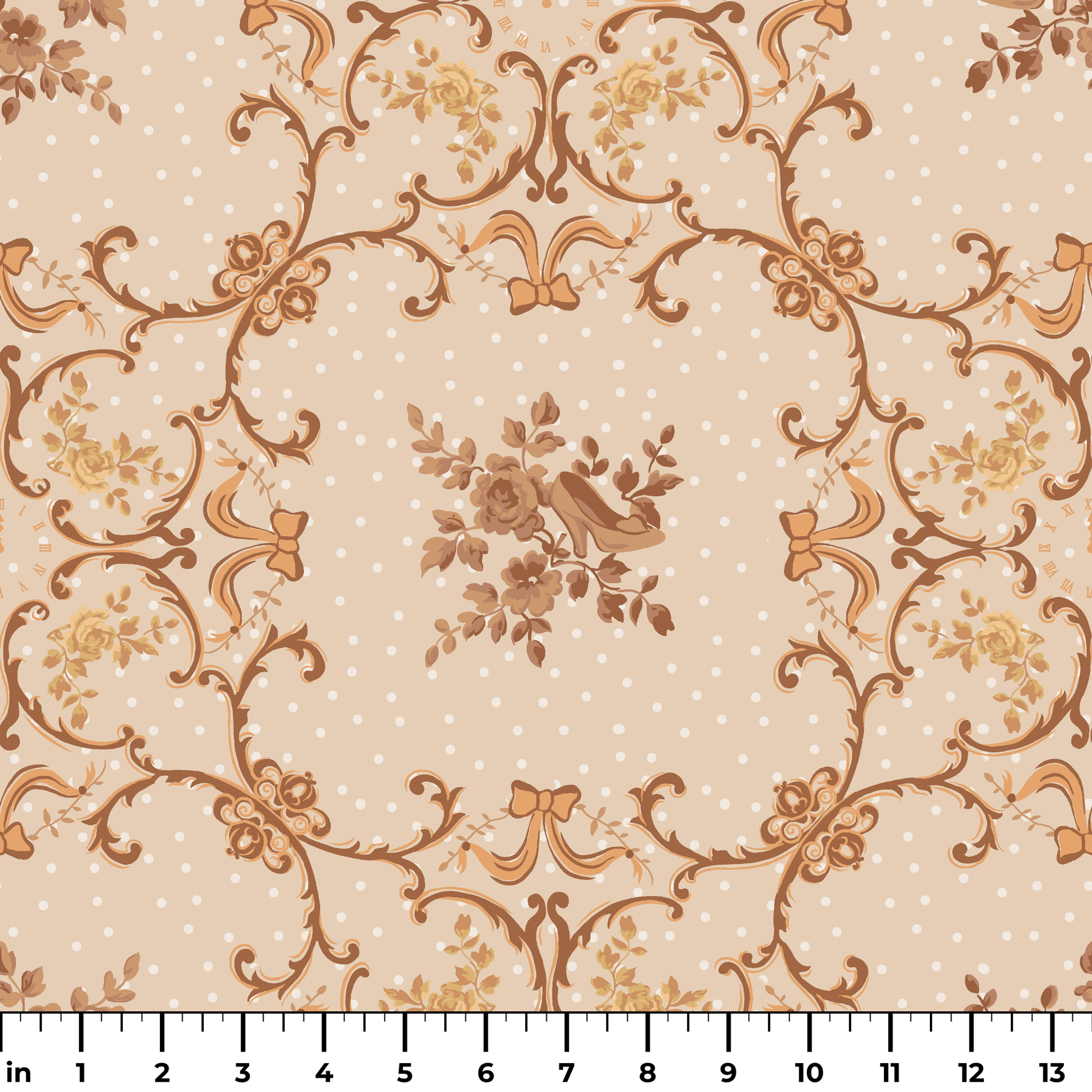 Disney | Baxter Mill - Princess - Cinderella - Midnight - Mouse Fabric