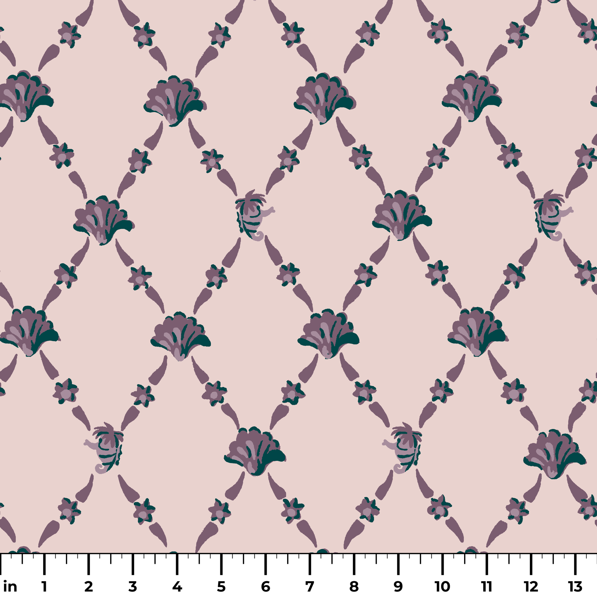 Disney | Baxter Mill - Princess - Ariel - Atlantica - Shell Fabric