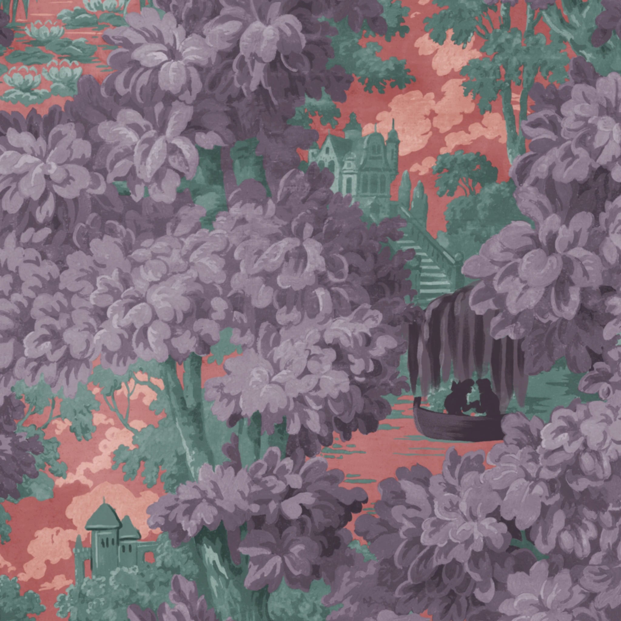 Disney | Baxter Mill - Princess - Ariel - Shell Wallpaper