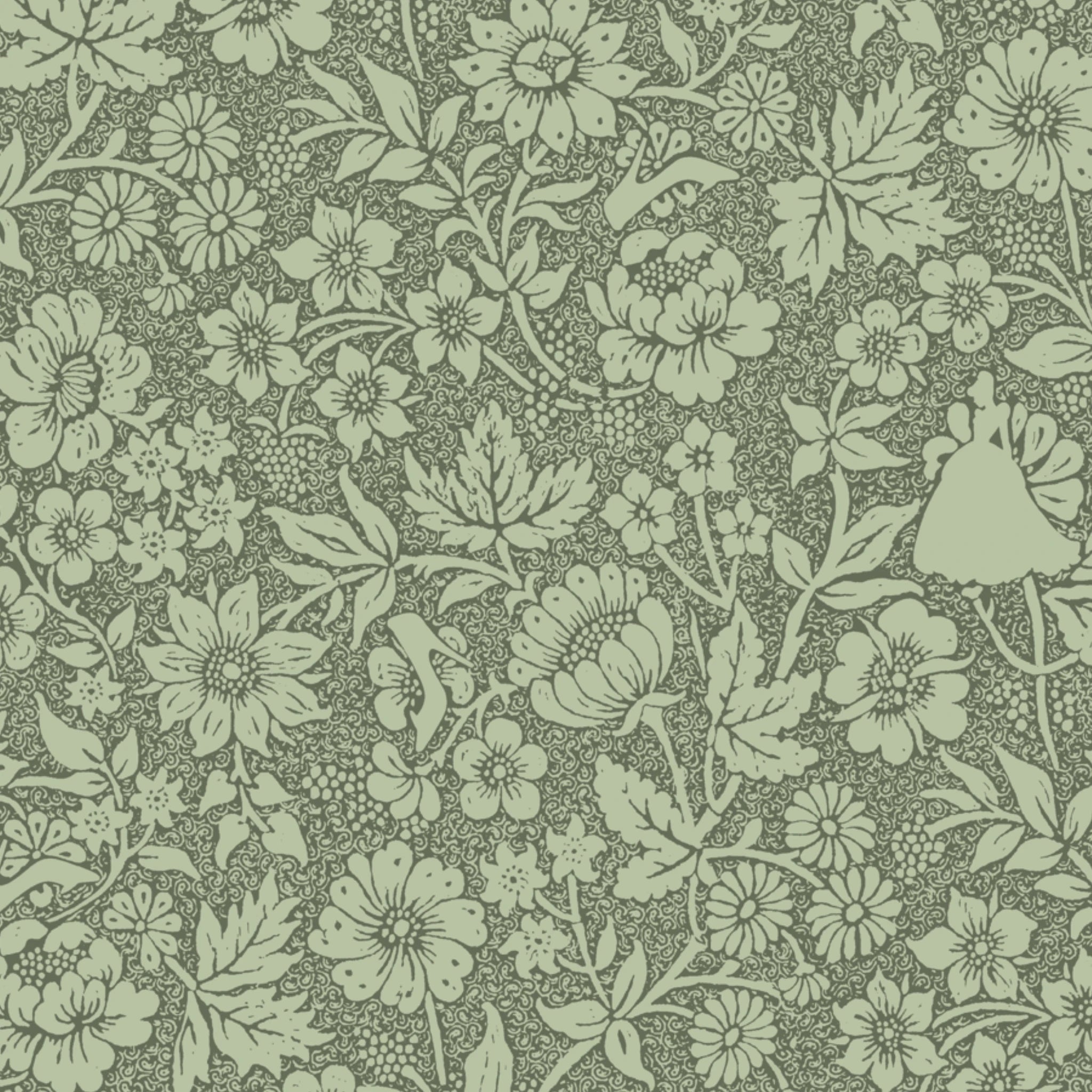 Disney | Baxter Mill - Princess - Cinderella - Dream - Garden Wallpaper