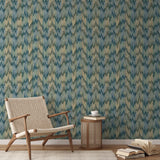 Whistledown - Opal Blue Wallpaper