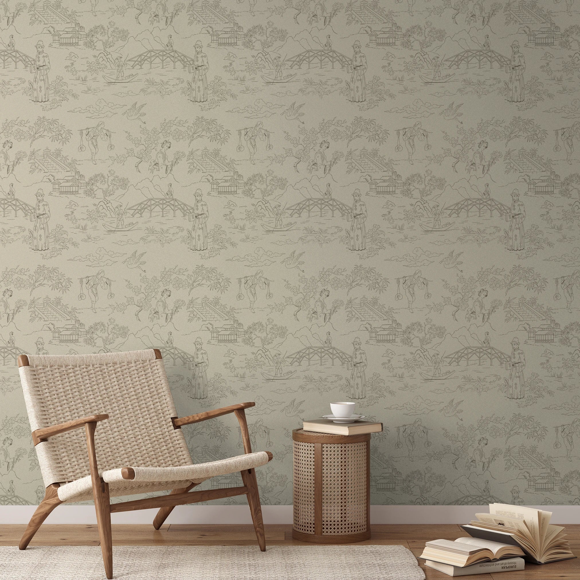 Cang Lu - Coffee Creme Wallpaper