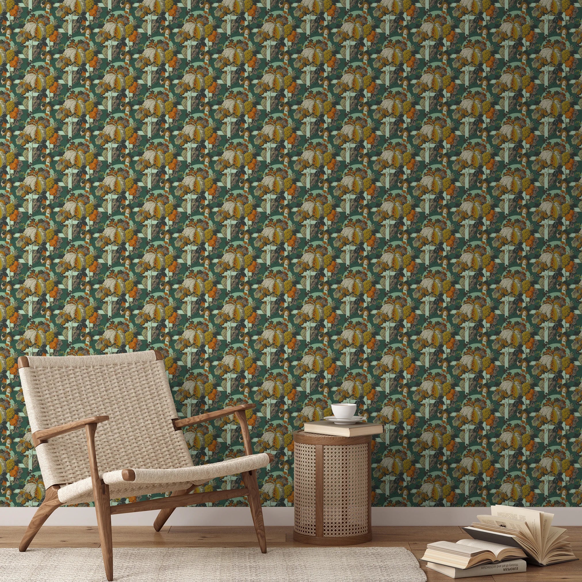 Zetva - Duck Green Wallpaper