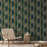 Menge Ikat - Port Wallpaper