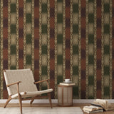 Menge Ikat - Baywood Wallpaper