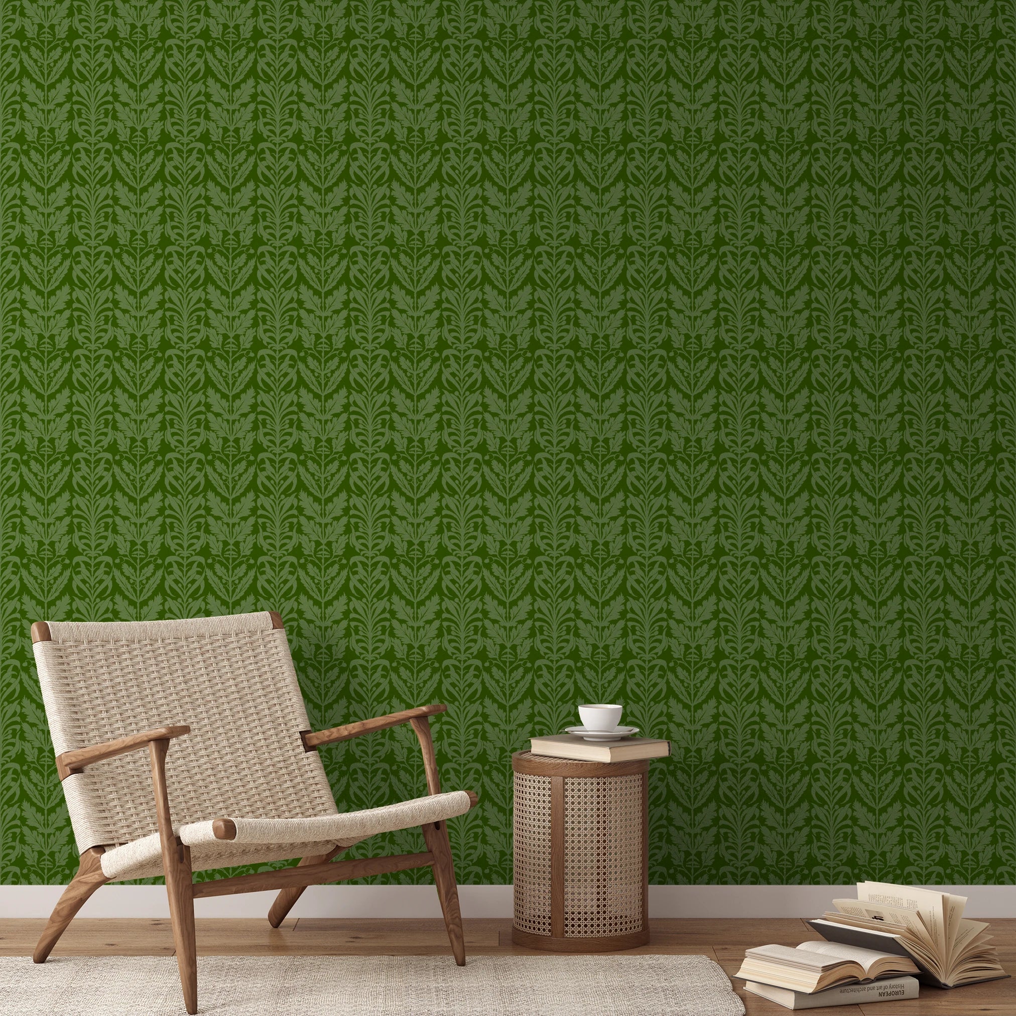 Bellota - Croton Green Wallpaper