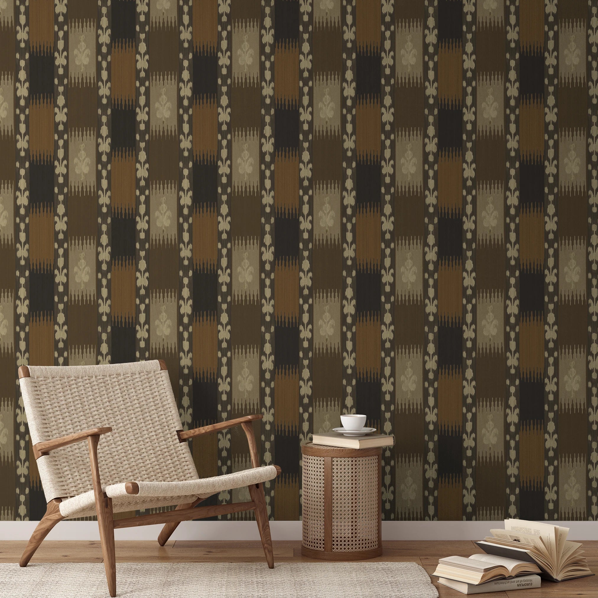 Menge Ikat - Enigmatic Wallpaper