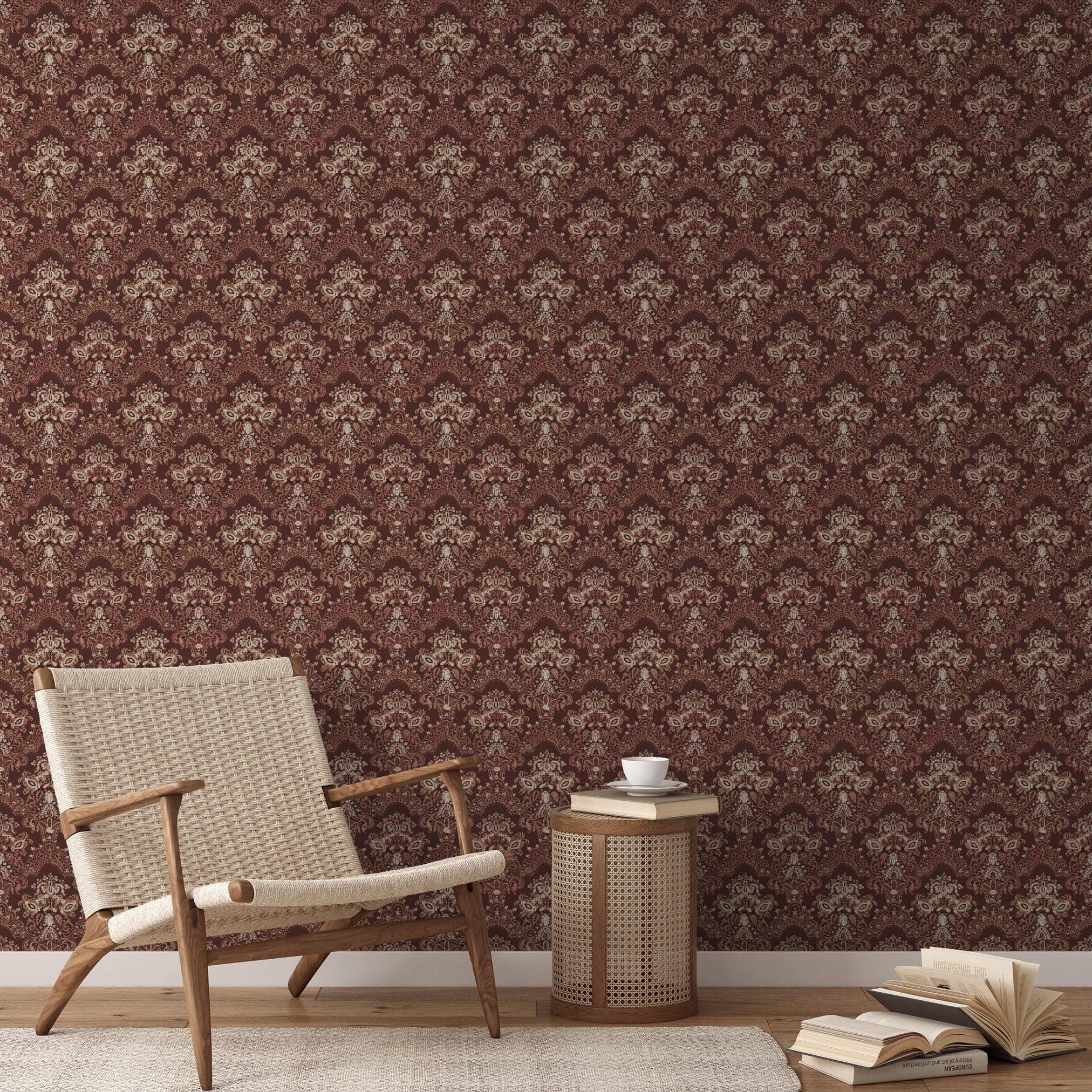 Florelle - Cherokee Red Wallpaper