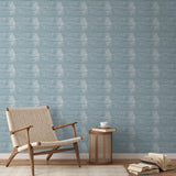 Horizontal gray and white watercolor stripes with irregular, hand-painted texture