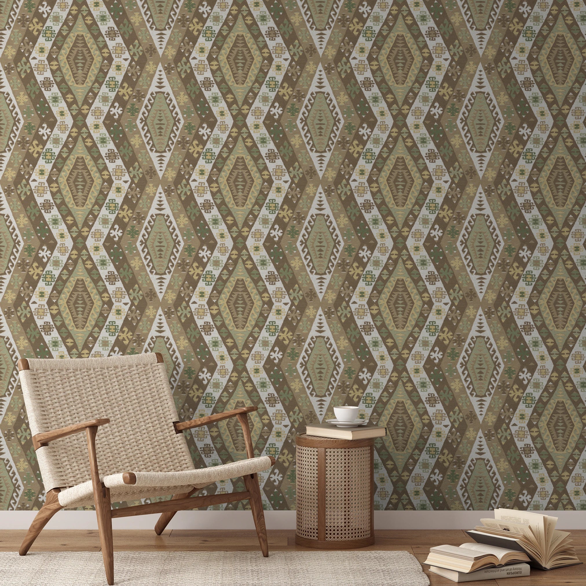 Concetta - Sage Wallpaper