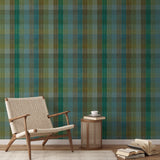Boothe Plaid - Pachamama Wallpaper