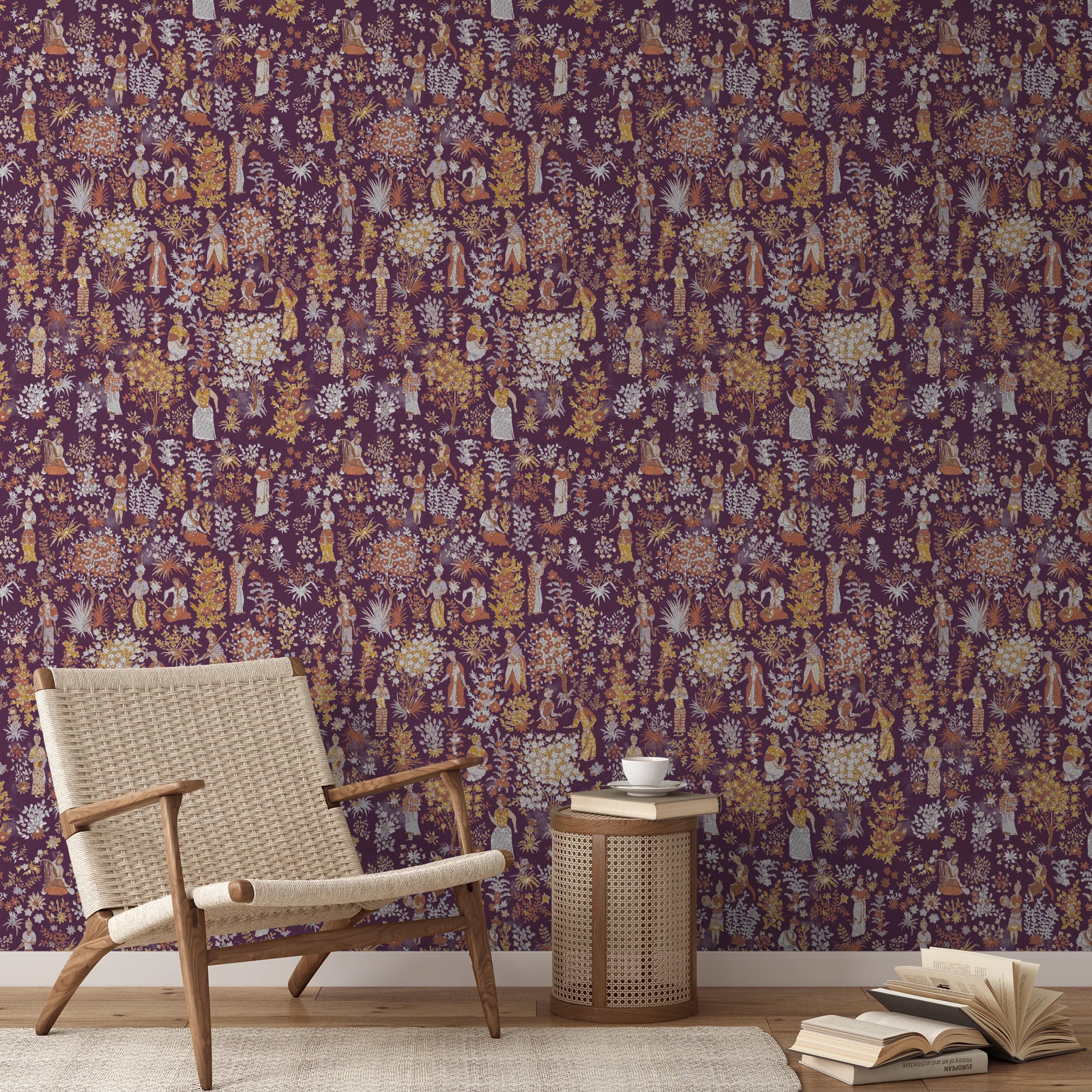 Nameh - Damson Wallpaper