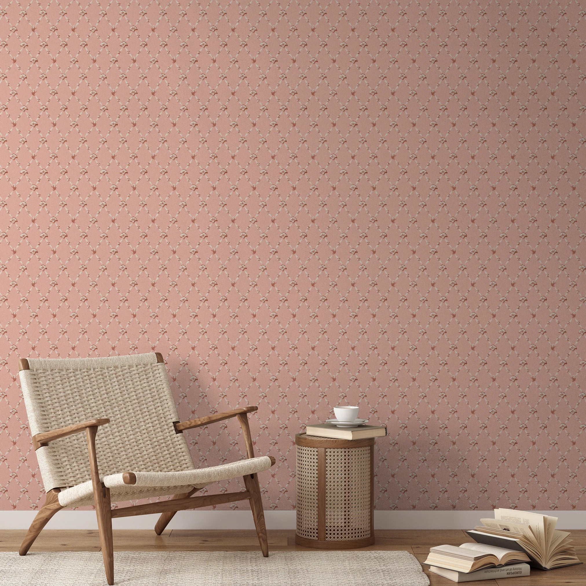 Disney | Baxter Mill - Princess - Ariel - Atlantica - Coral Wallpaper