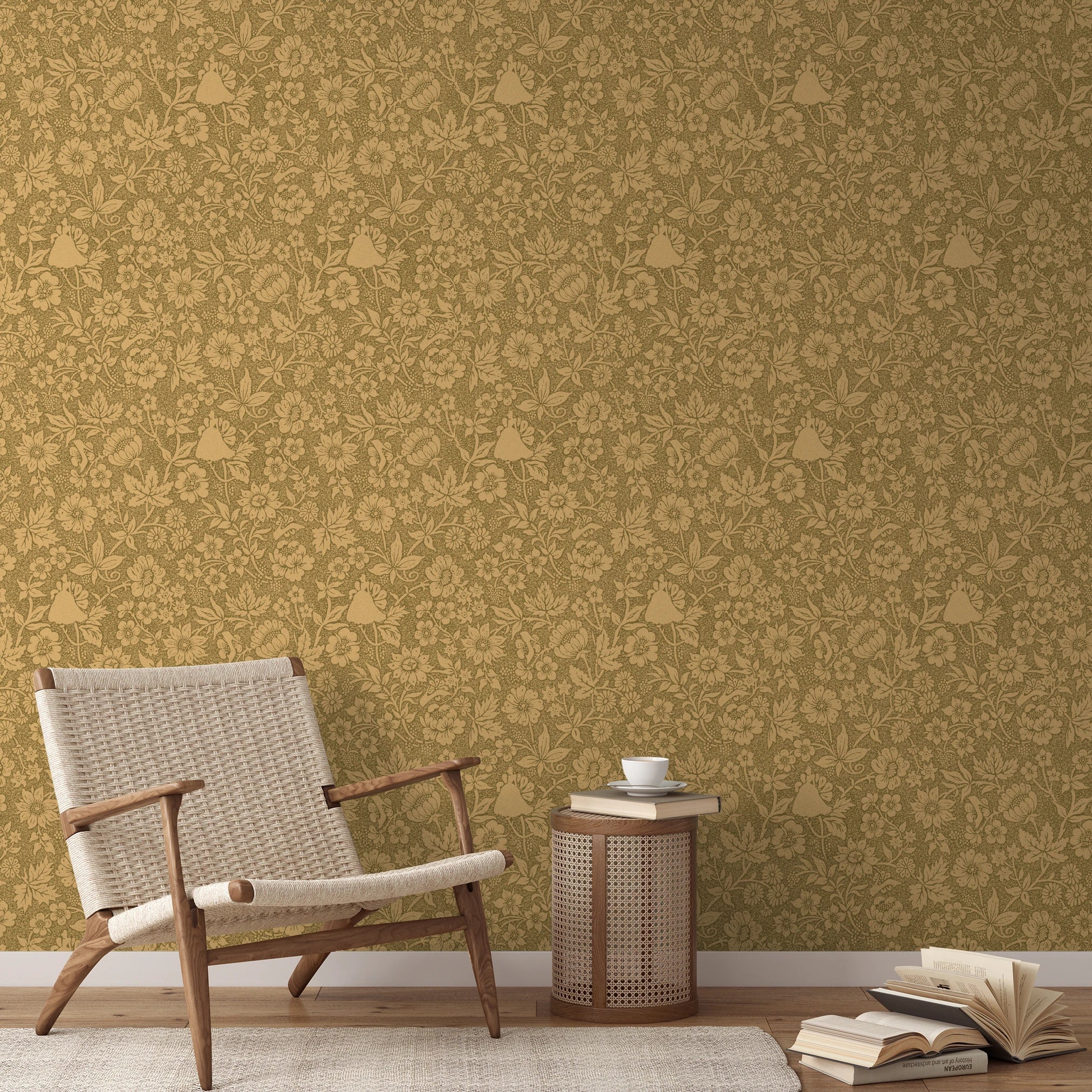 Disney | Baxter Mill - Princess - Cinderella - Dream - Leaf Wallpaper