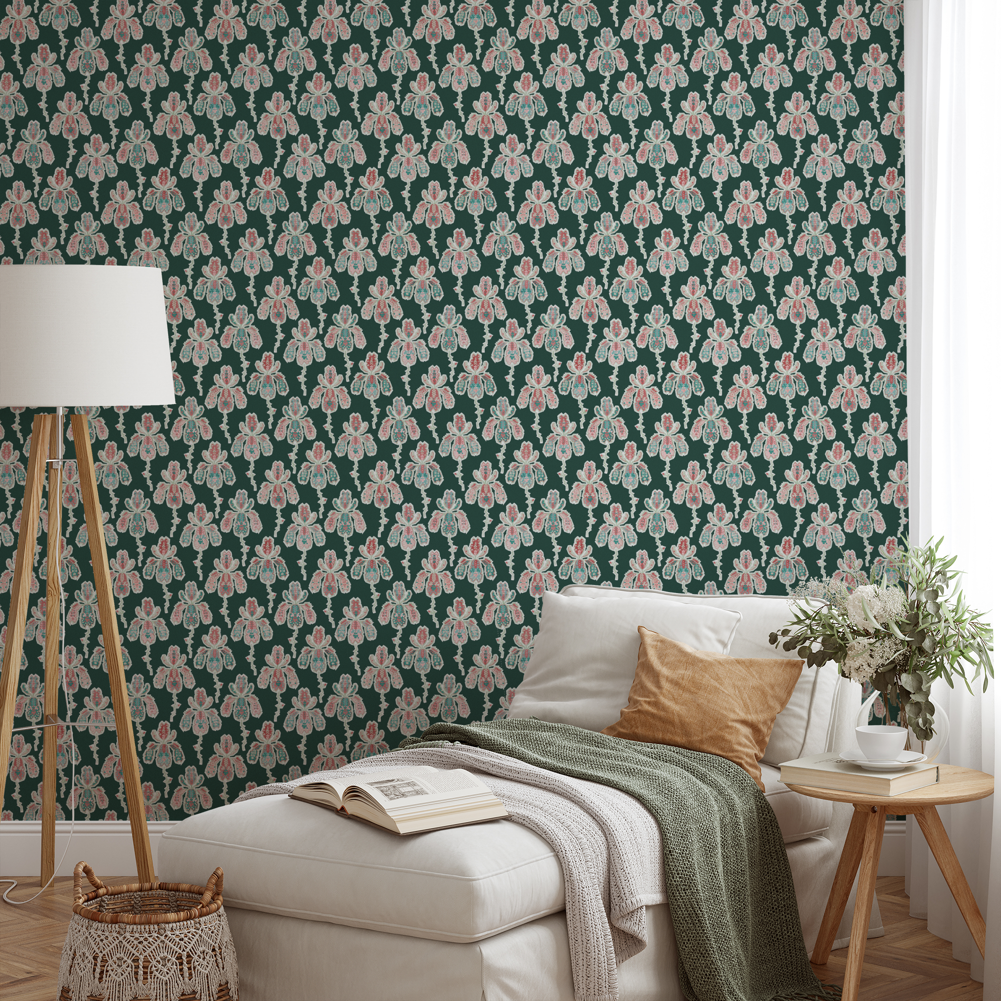  wallpaper lifestyle chaise mockup